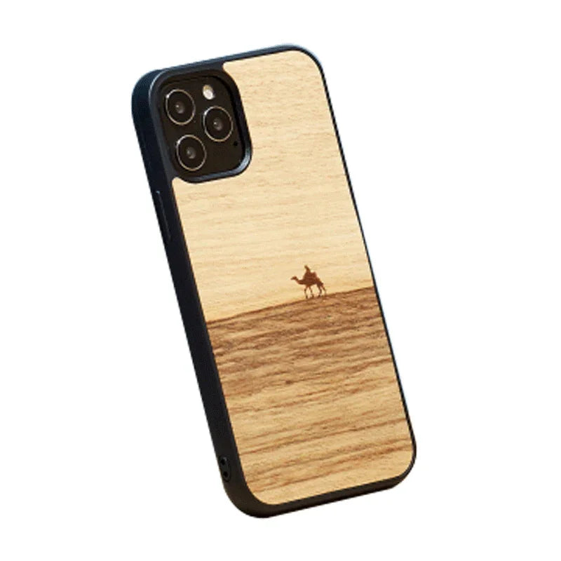 Man & Wood Case For iPhone 12 / 12 Pro - Terra - Tashqila