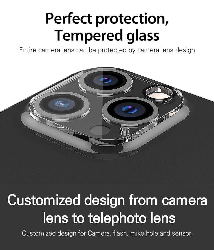 Araree C-Sub Core Camera Lens Tempered Glass For iPhone 12 Pro - Clear