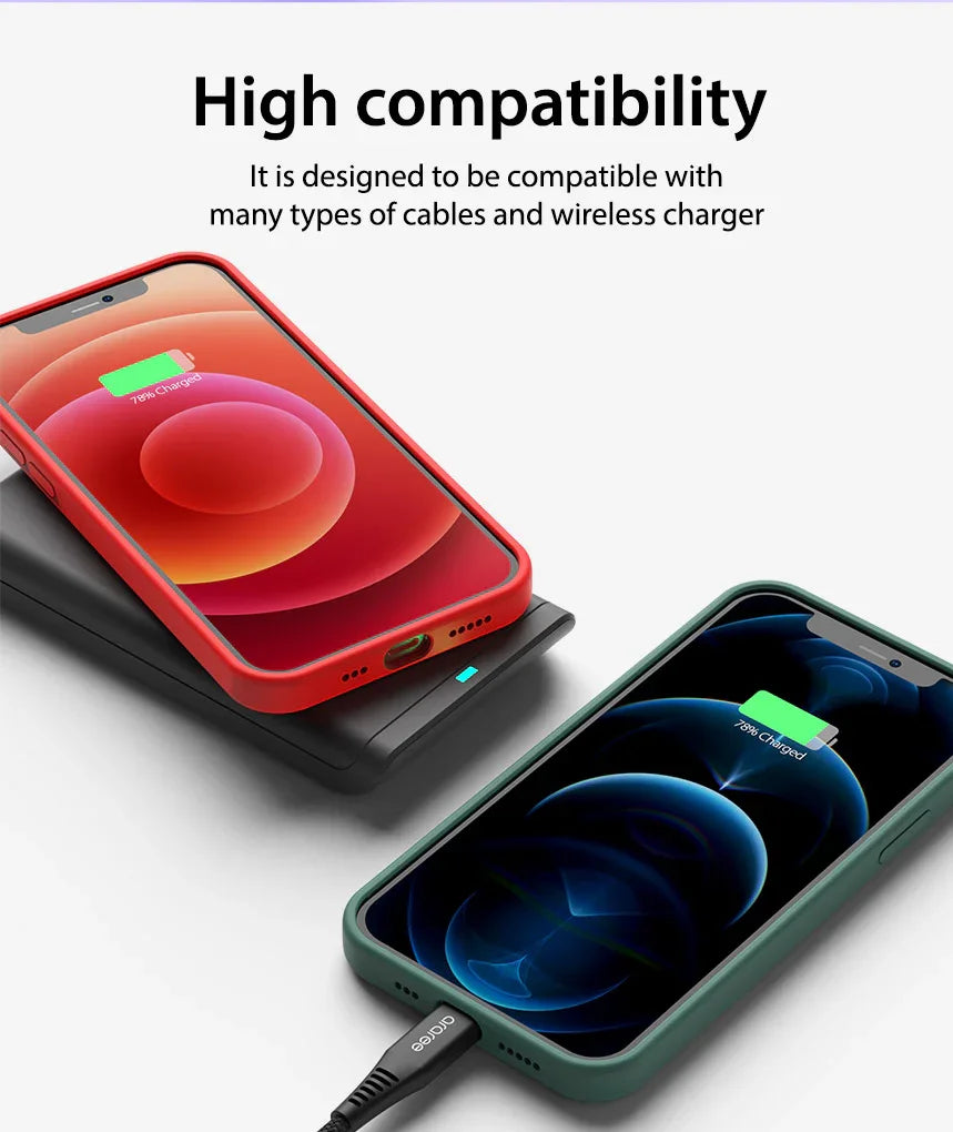 Araree Typo Skin Case For iPhone 12 Pro Max - Red - Tashqila