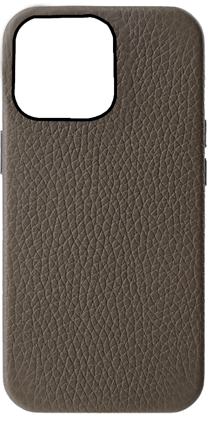 Melkco Origin Paris Leather Cover For iPhone 13 Pro - Grey