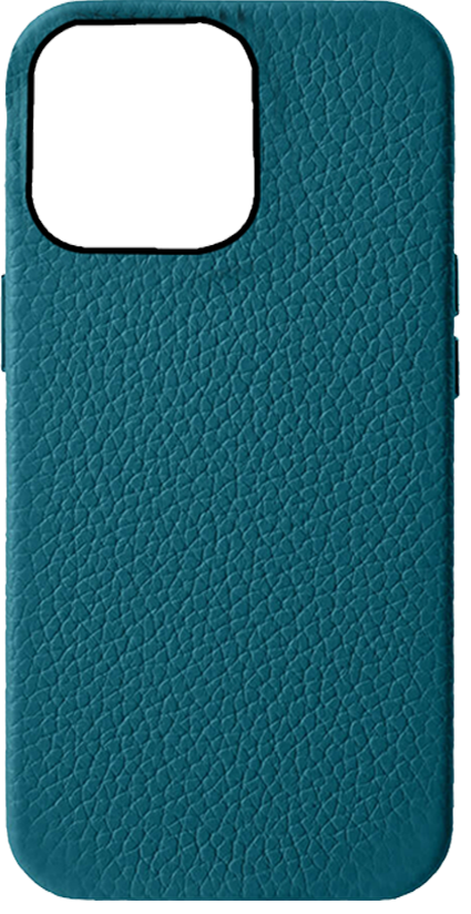 Melkco Origin Paris Leather Cover For iPhone 13 Pro Max - Lake Blue