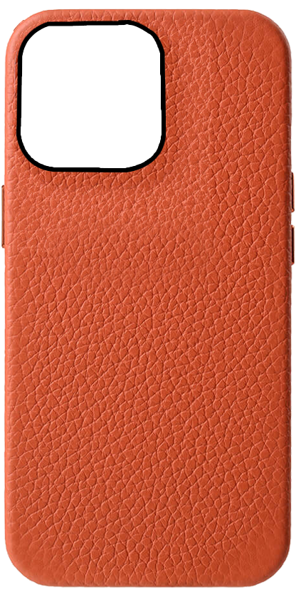 Melkco Origin Paris Leather Cover For iPhone 13 Pro Max - Orange