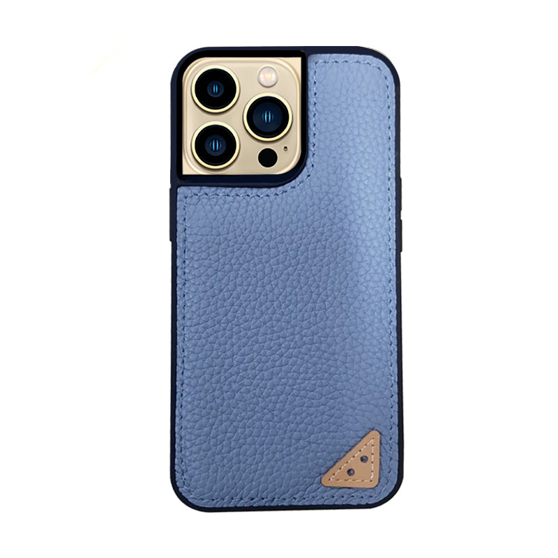 Melkco Ingenuity Series Premium Leather Cover For iPhone 13 Pro Max - Blue