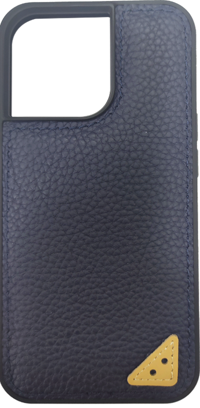 Melkco iPhone 13 Pro Max Ingenuity Series Premium Leather Cover - Dark Blue