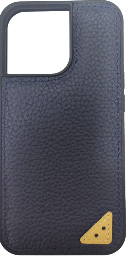Melkco iPhone 13 Pro Max Ingenuity Series Premium Leather Cover - Dark Blue - Tashqila