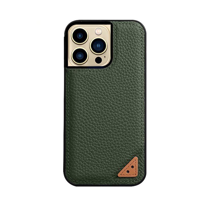 Melkco Ingenuity Series Premium Leather Cover For iPhone 13 Pro Max - Green