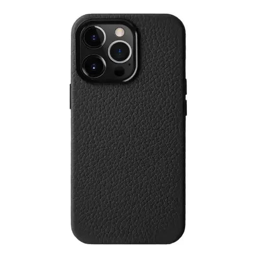 Melkco iPhone 14 Pro Origin Paris Premium Leather Magsafe Cover - Black - Tashqila