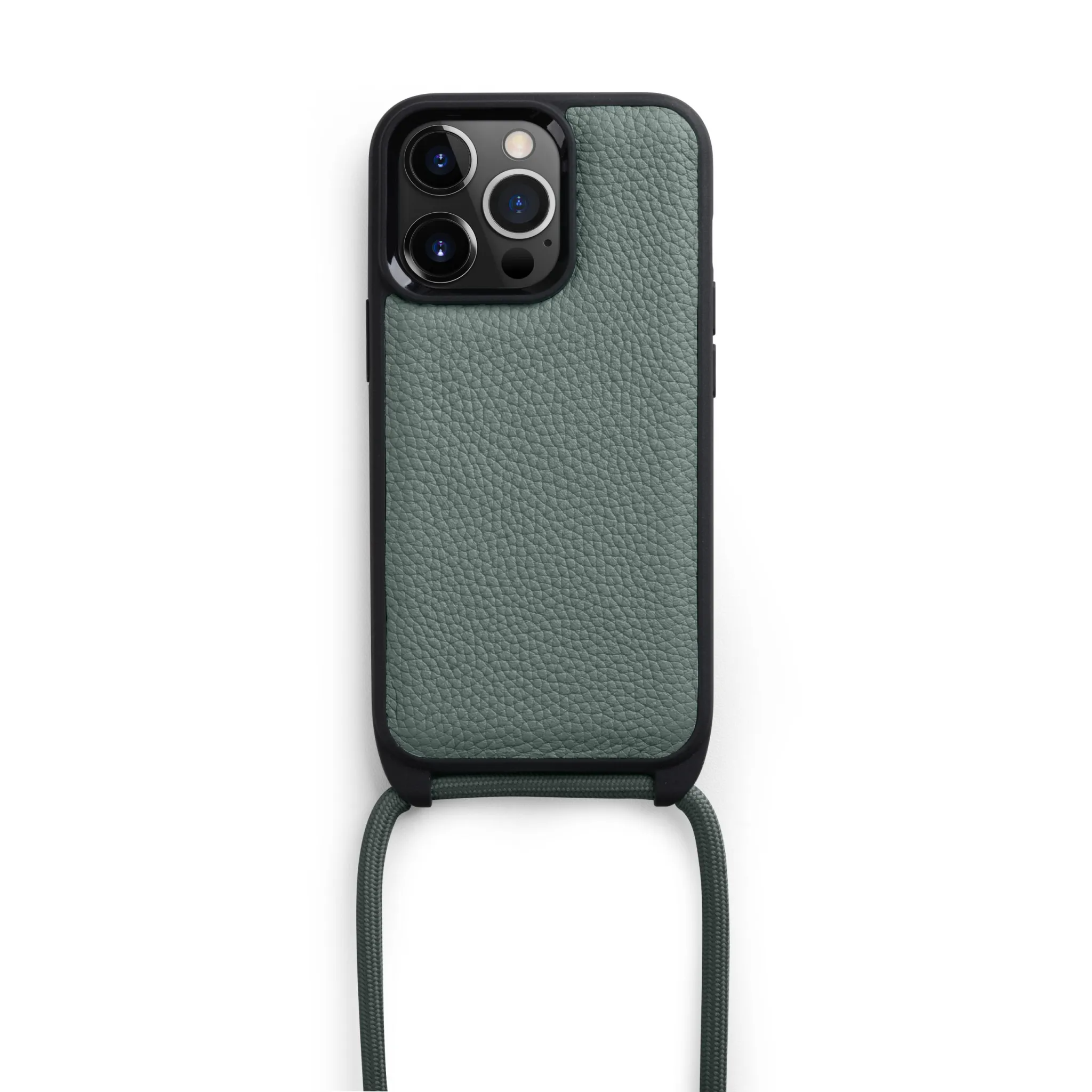 Melkco Strapthing Series Leather Case For iPhone 14 Pro Max - Space Grey