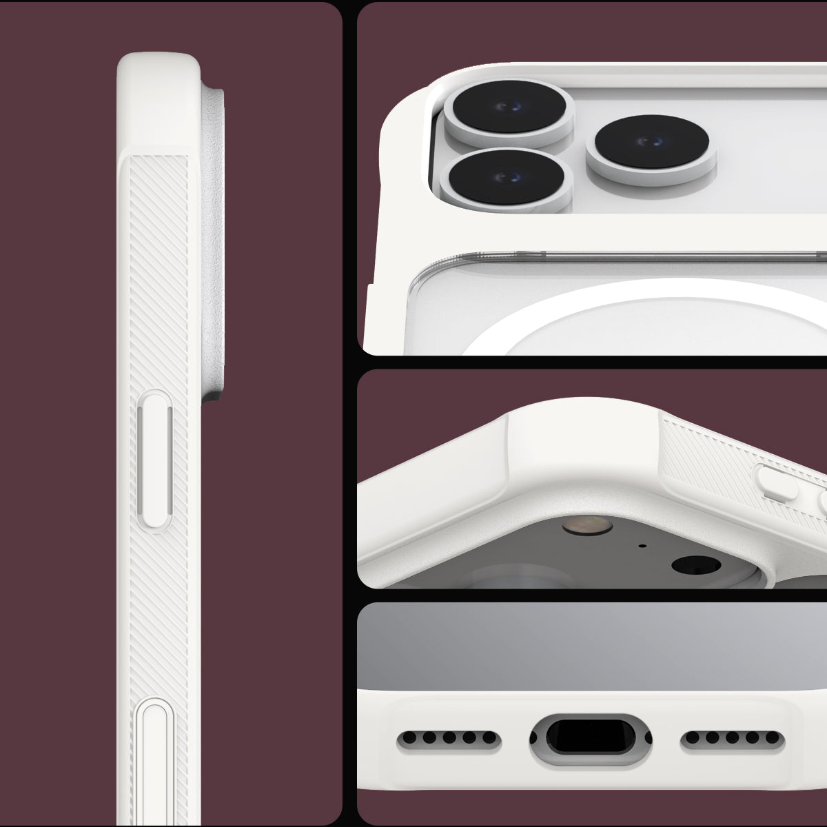 iPhone 18 Pro / 17 Pro, Araree Duple Armor Magsafe Cover, White