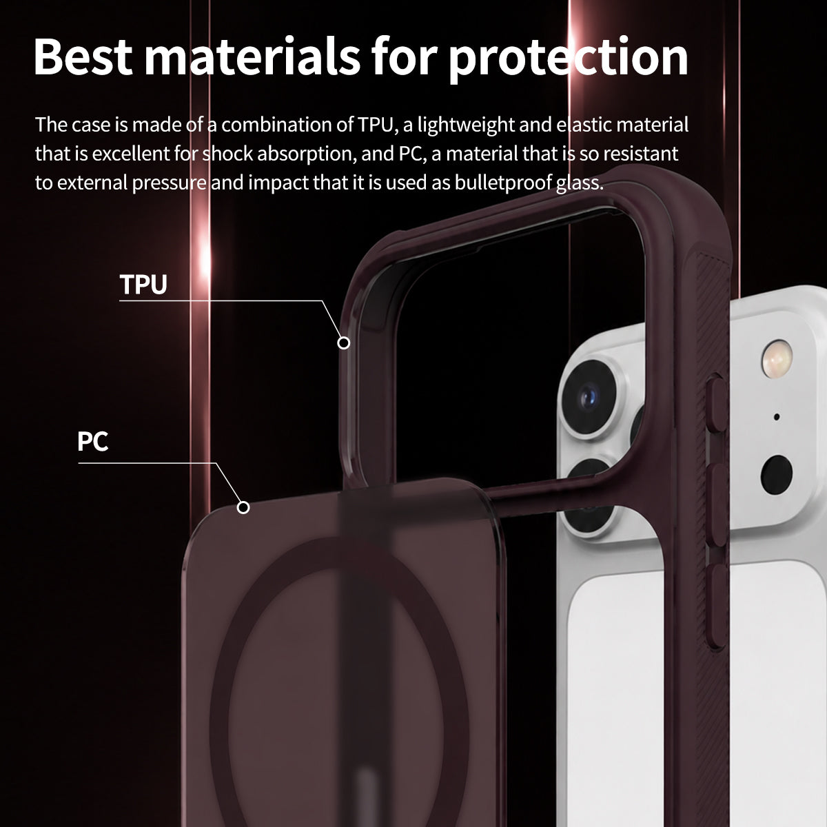 iPhone 18 Pro / 17 Pro, Araree Duple Armor Magsafe Cover, White