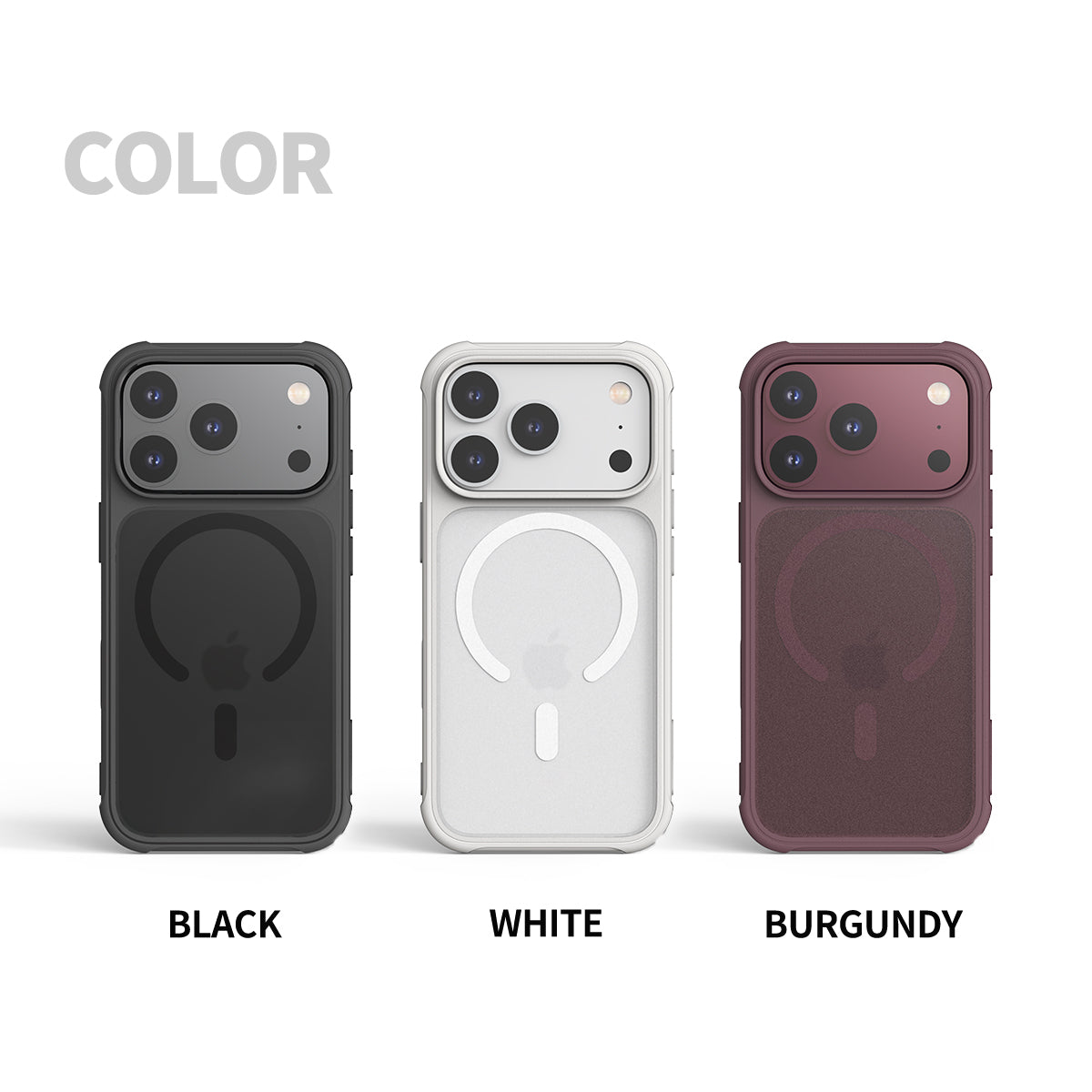 iPhone 18 Pro Max / 17 Pro Max, iPhone Araree Duple Armor Magsafe Cover, White