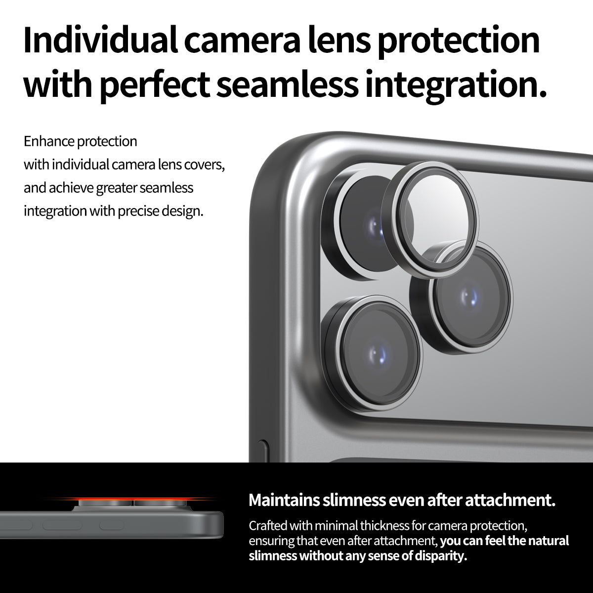 iPhone 18 Pro Max / 18 Pro, Araree Metal Ring Camera Protector, Clear