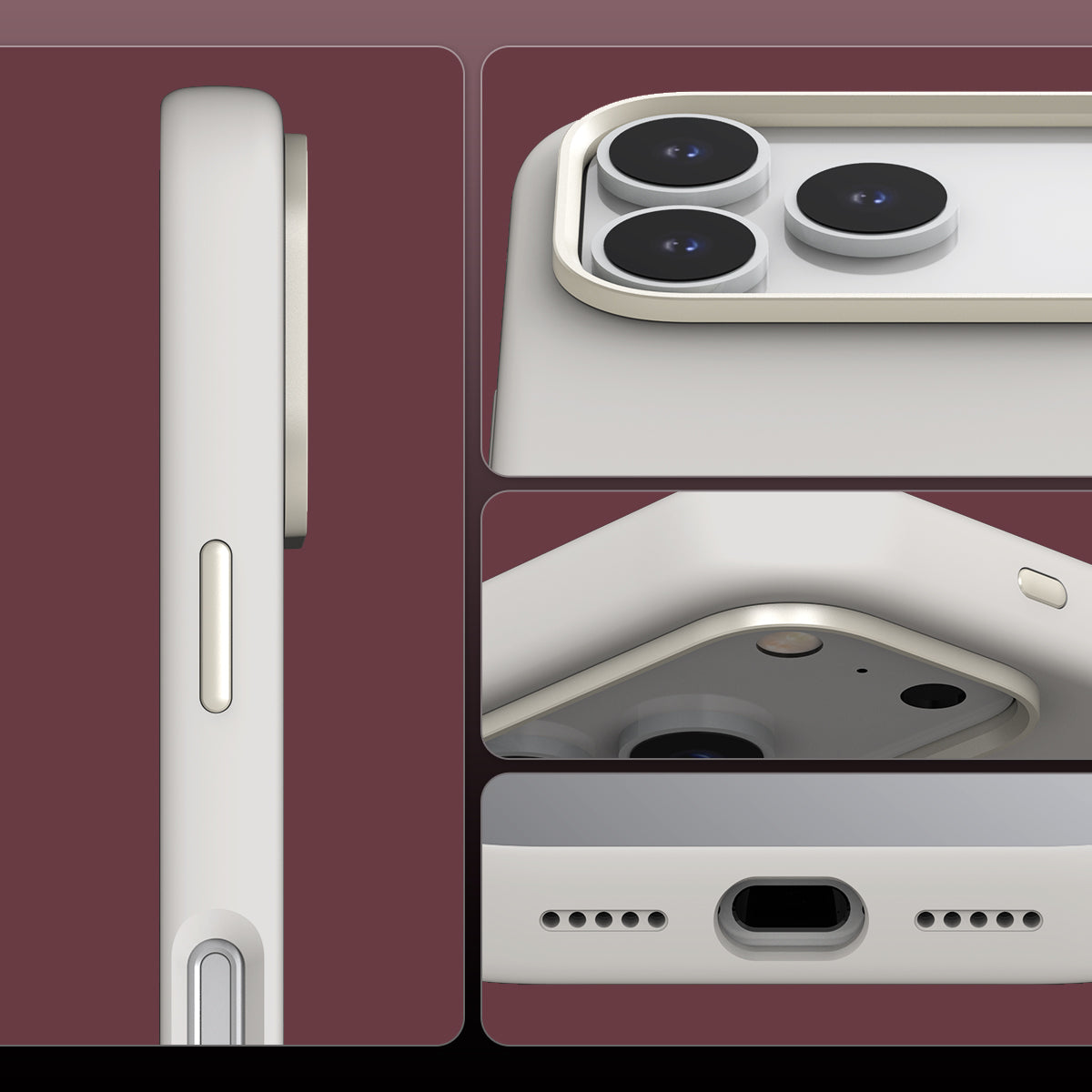 iPhone 18 Pro Max / 17 Pro Max, iPhone Araree Typo Skin Magsafe Cover, White