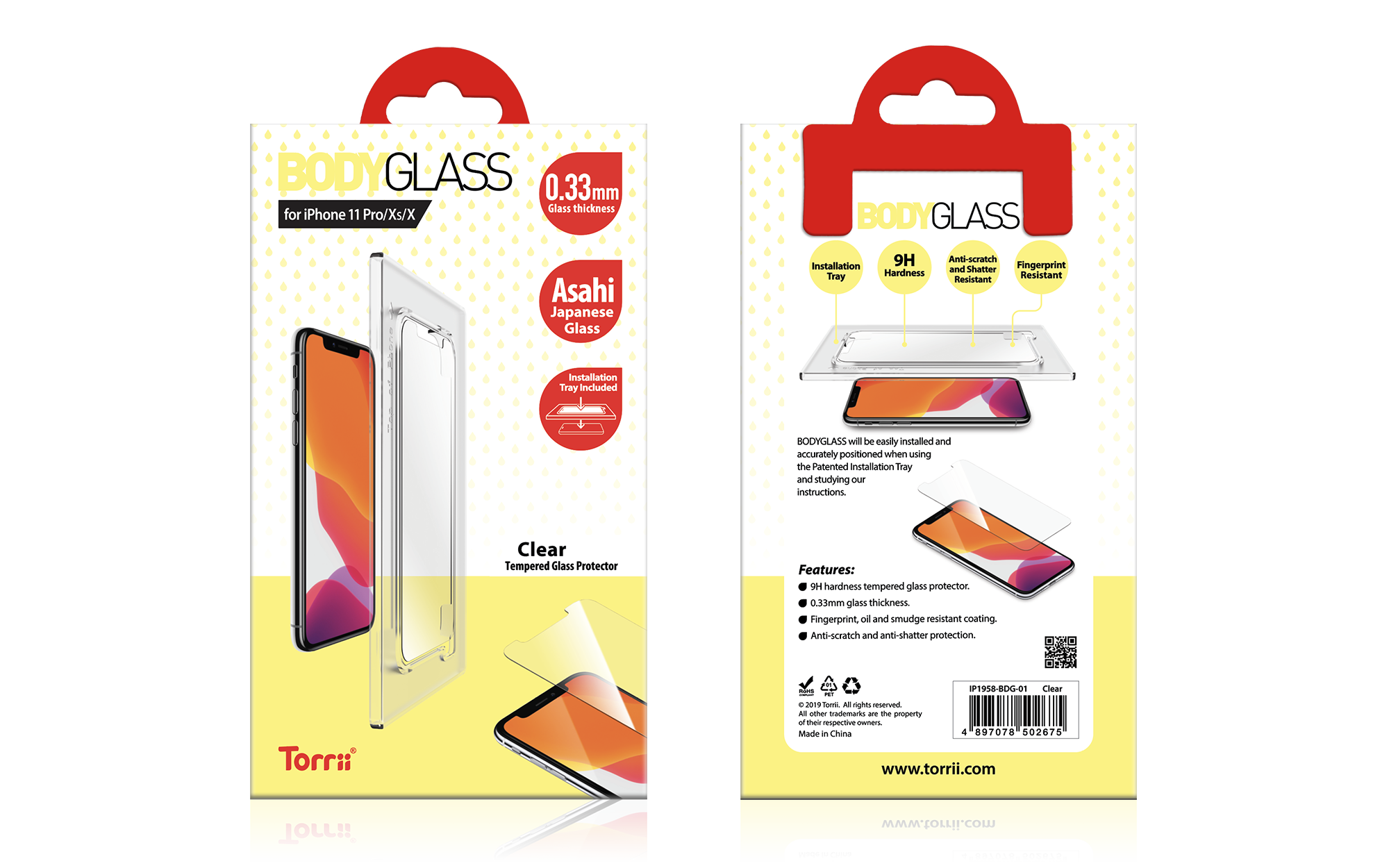 Torrii Bodyglass For iPhone 11 Pro - Clear