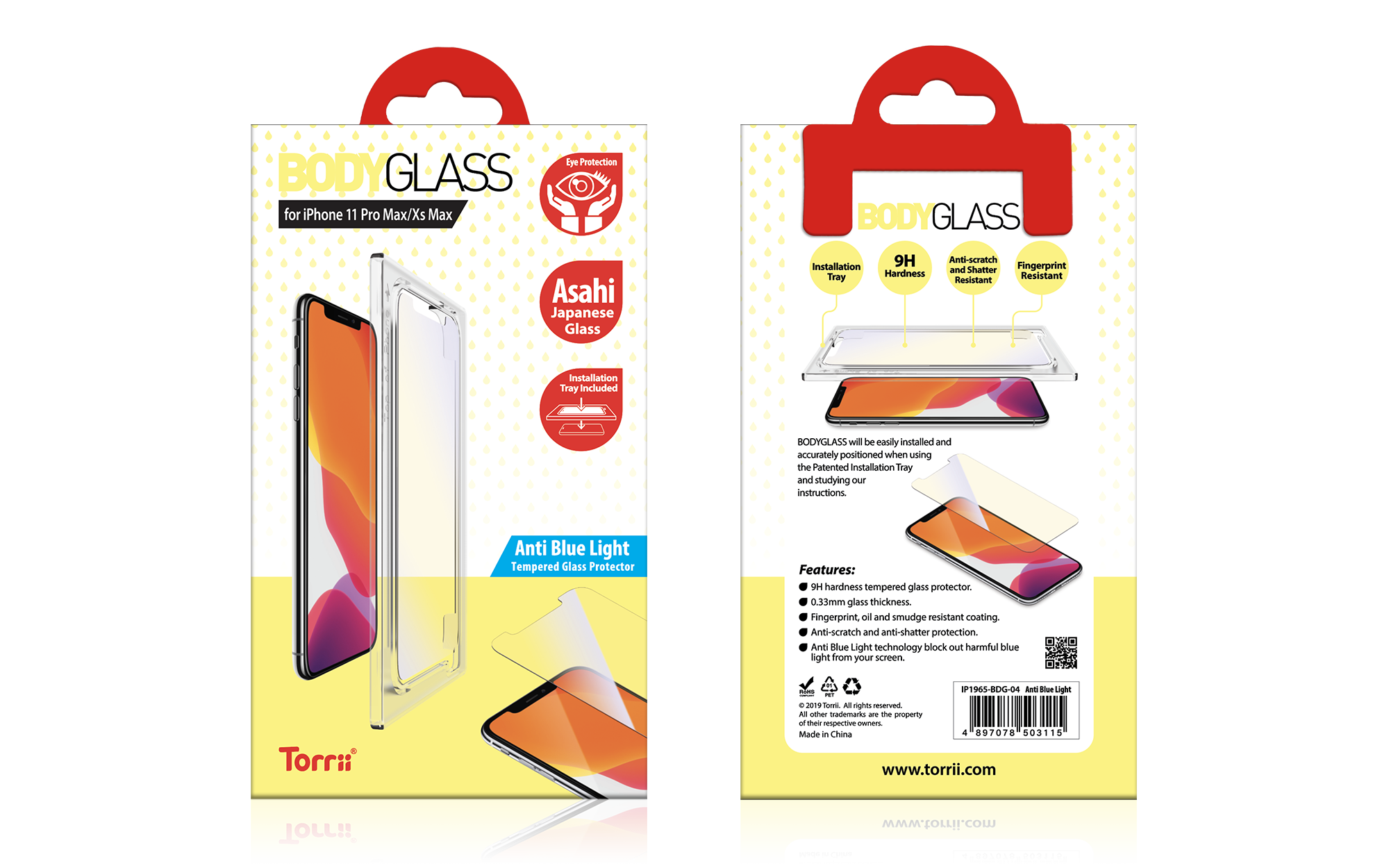 Torrii Bodyglass For iPhone 11 Pro Max - Anti Blue Light