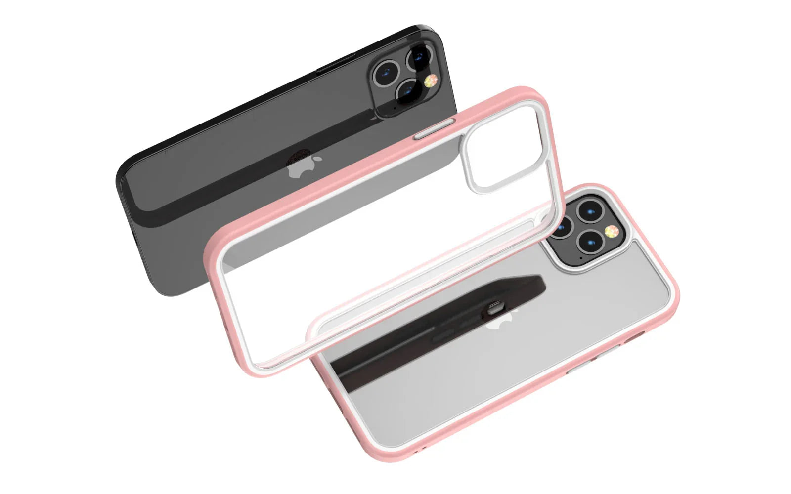 Torrii Torero Case For iPhone 12 & 12 Pro - Pink/White - Tashqila