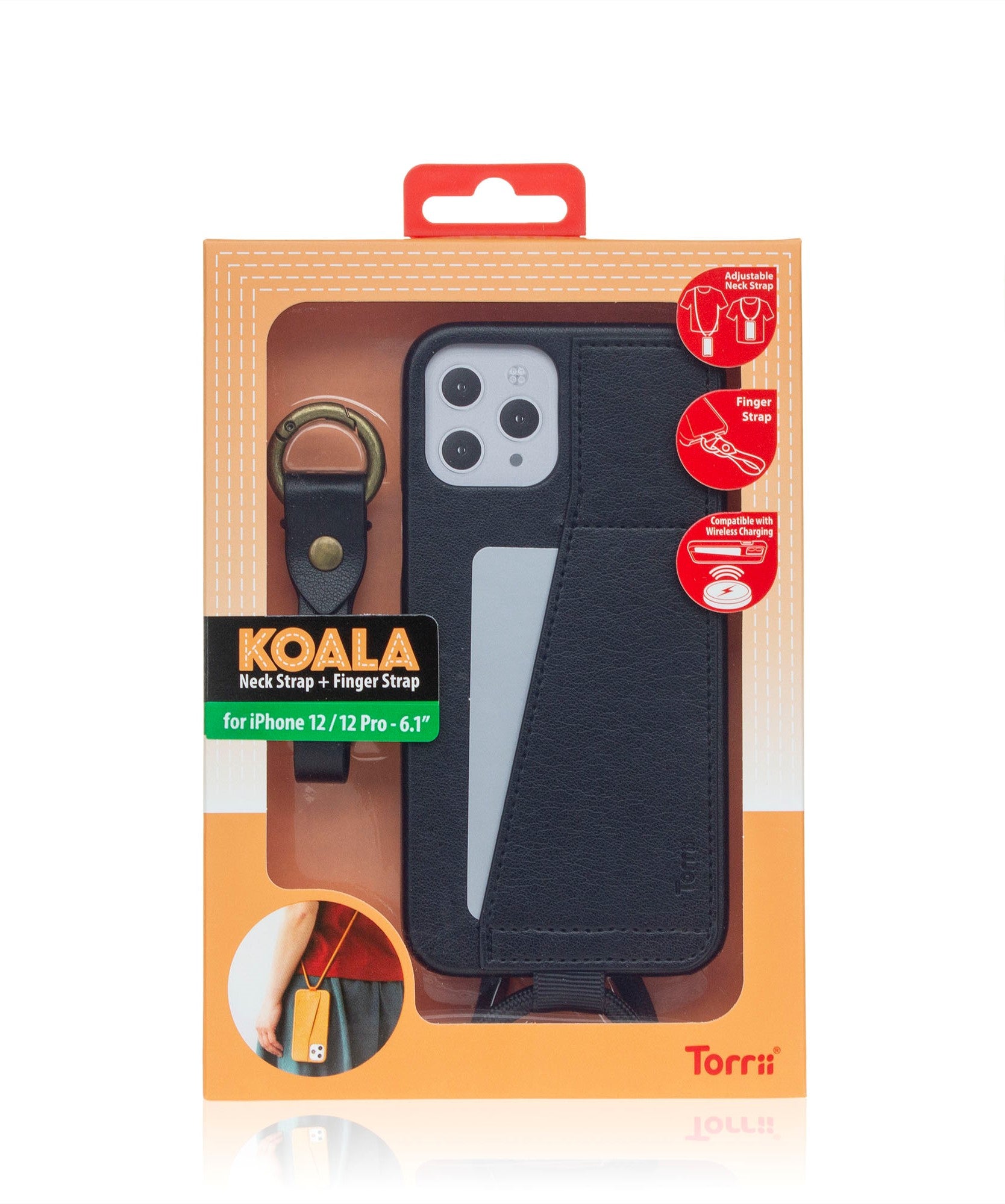 iPhone 12 & 12 Pro Torrii Koala Case - Black