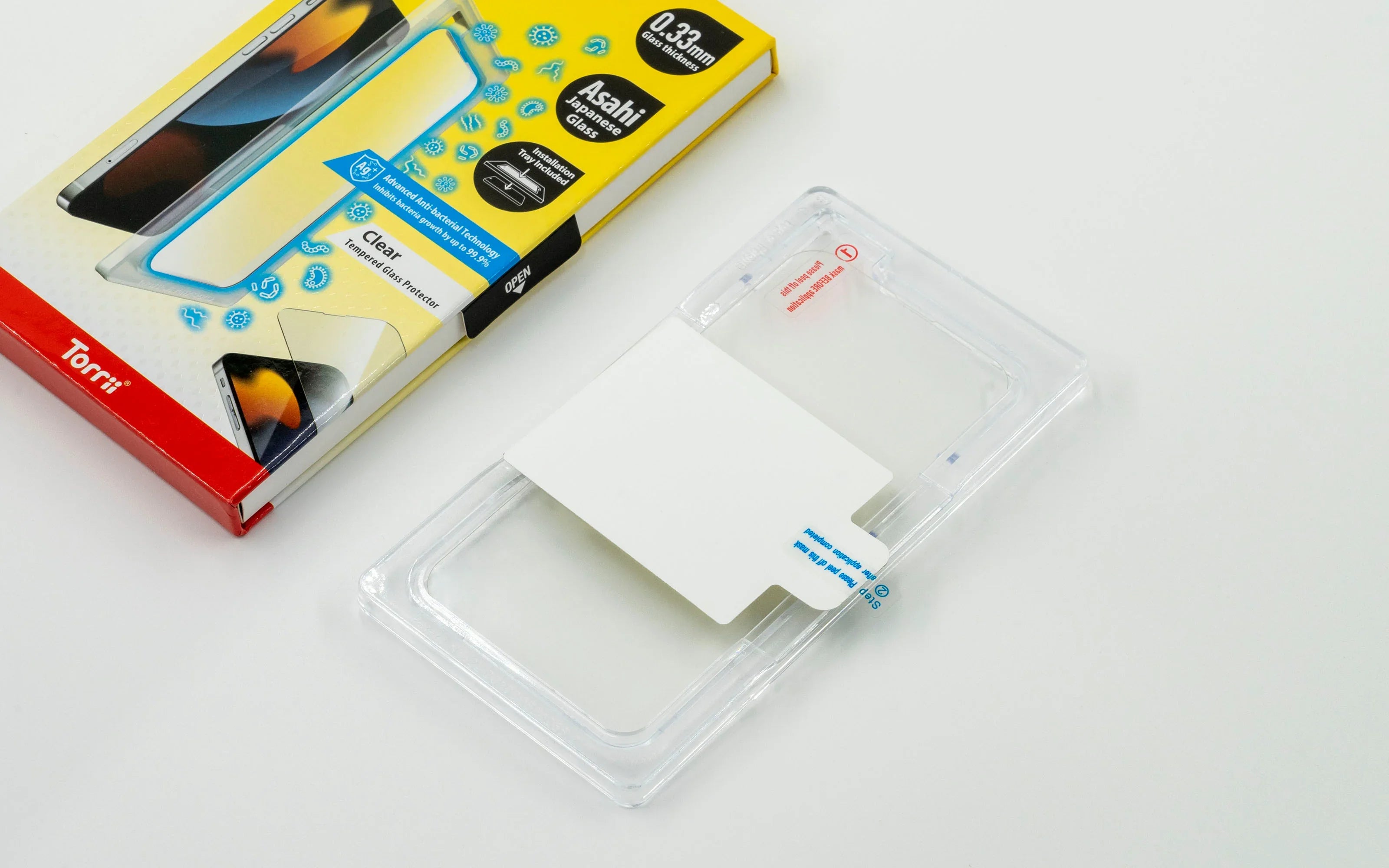 Torrii Bodyglass Screen Protector For iPhone 13/13 Pro Anti-Bacterial Coating - Clear - Tashqila