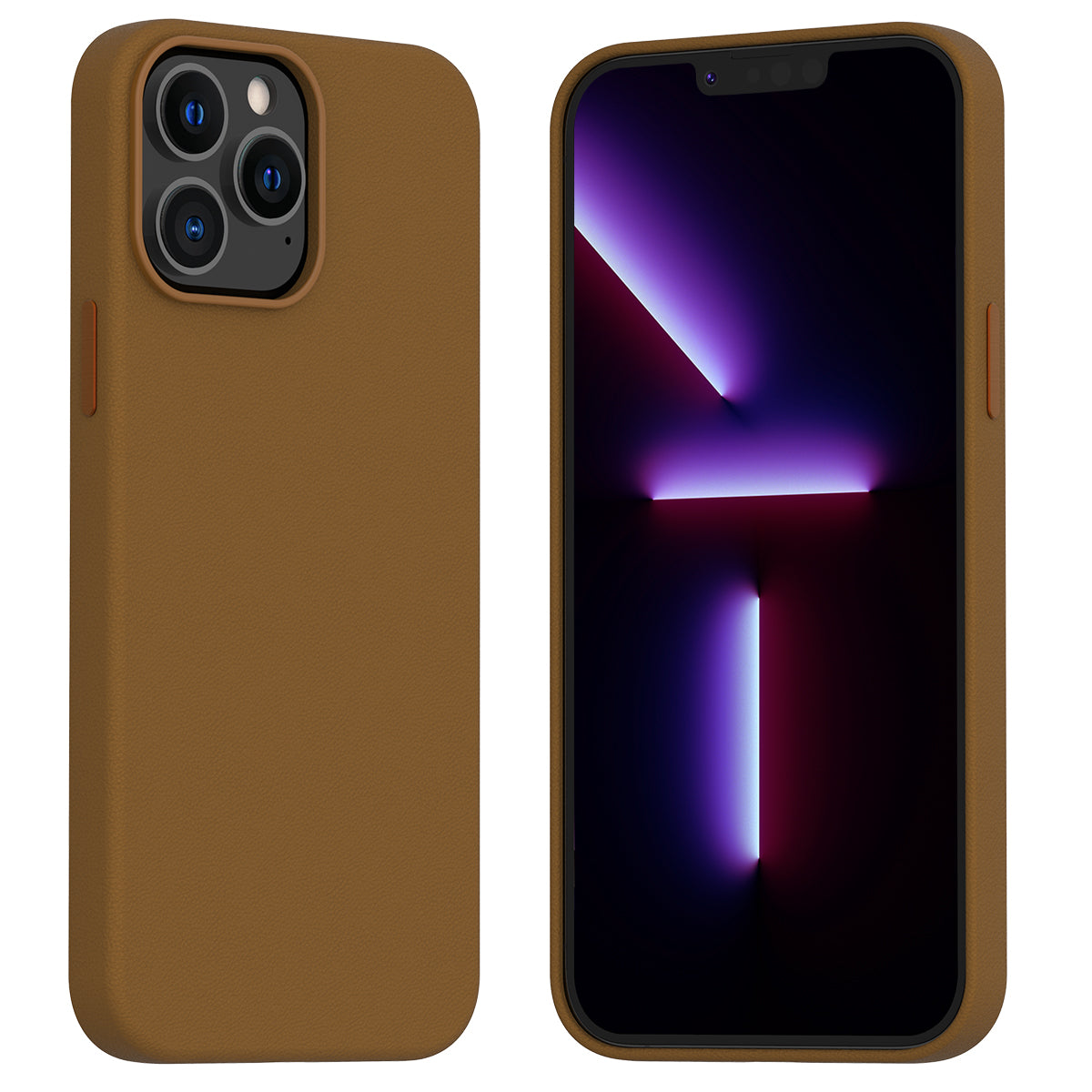 Araree Pellis Pu Leather Case For iPhone 13 Pro - Brown