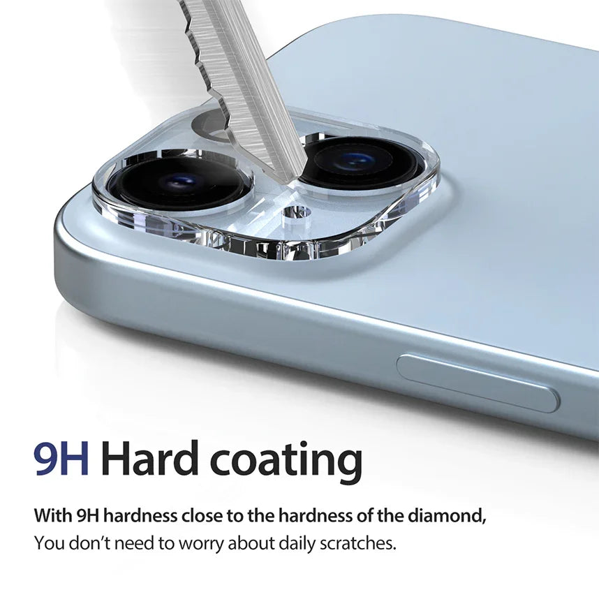 Araree C-Sub Core Camera Lens Protector Tempered Glass For iPhone 15 / 15 Plus ( 2 Camera ) - Clear - Tashqila