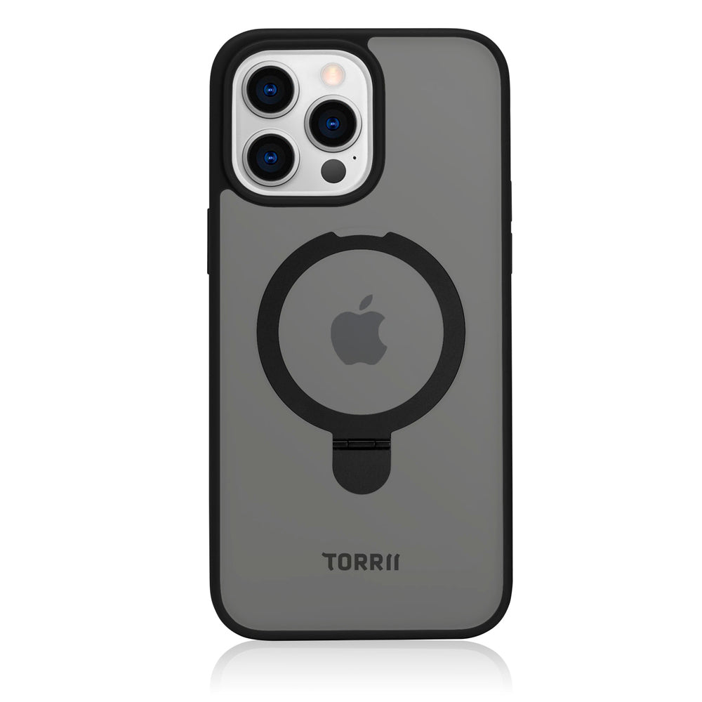 iPhone 15 Pro Torrii Torero Stand Case + Magsafe Compatible - Black