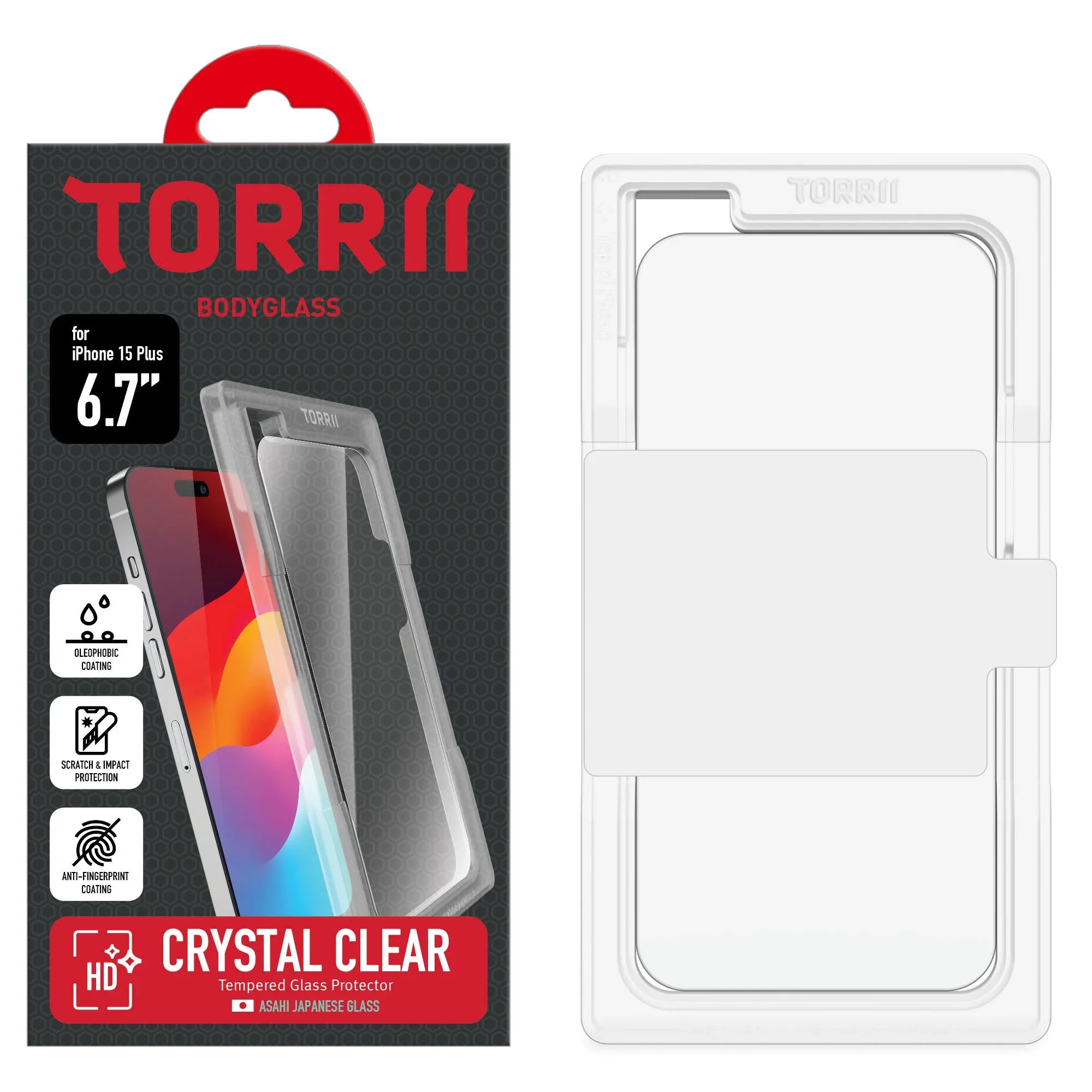 Torrii Bodyglass Screen Protector For iPhone 15 Plus – Clear - Tashqila