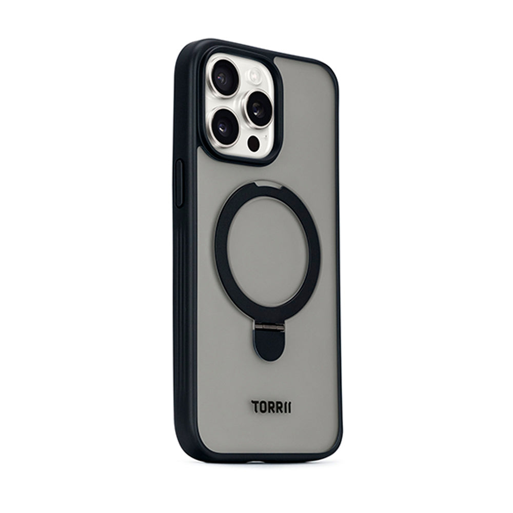 iPhone 15 Pro Max Torrii Torero Stand Case+Magsafe Compatible - Black