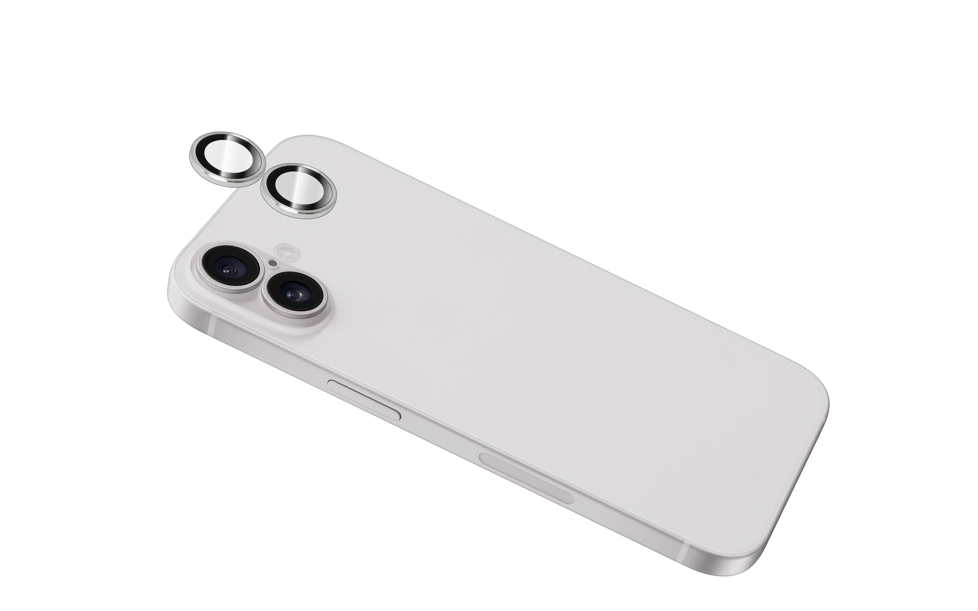 iPhone 16 / 16 Plus Torrii Bodyglass Aluminium Camera Ring - Silver