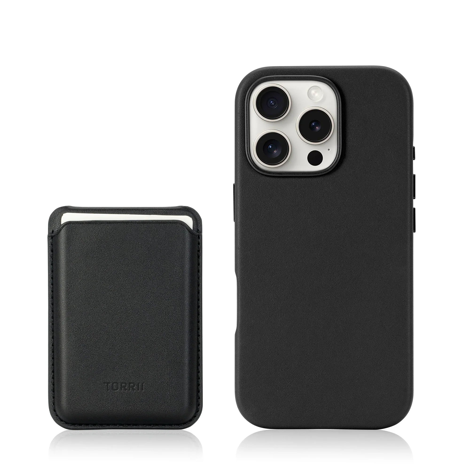 iPhone 16 Pro Torrii Koala MagSafe Case + Wallet Stand - Black - Tashqila