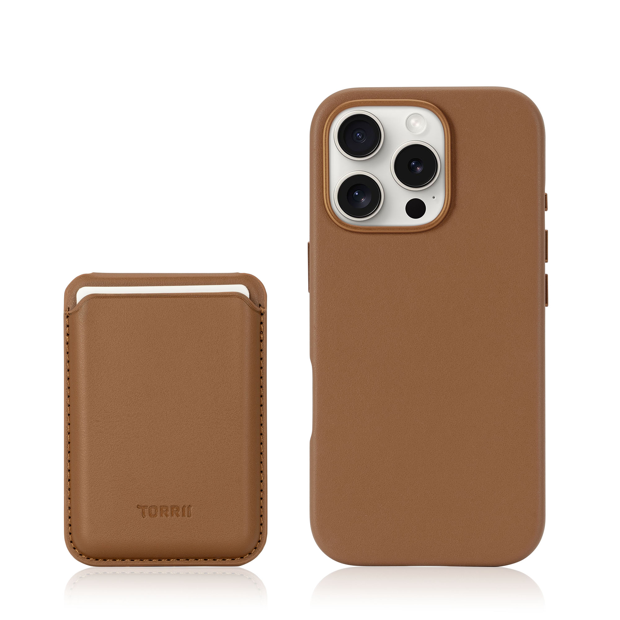 iPhone 16 Pro Torrii Koala MagSafe Case + Wallet Stand - Brown