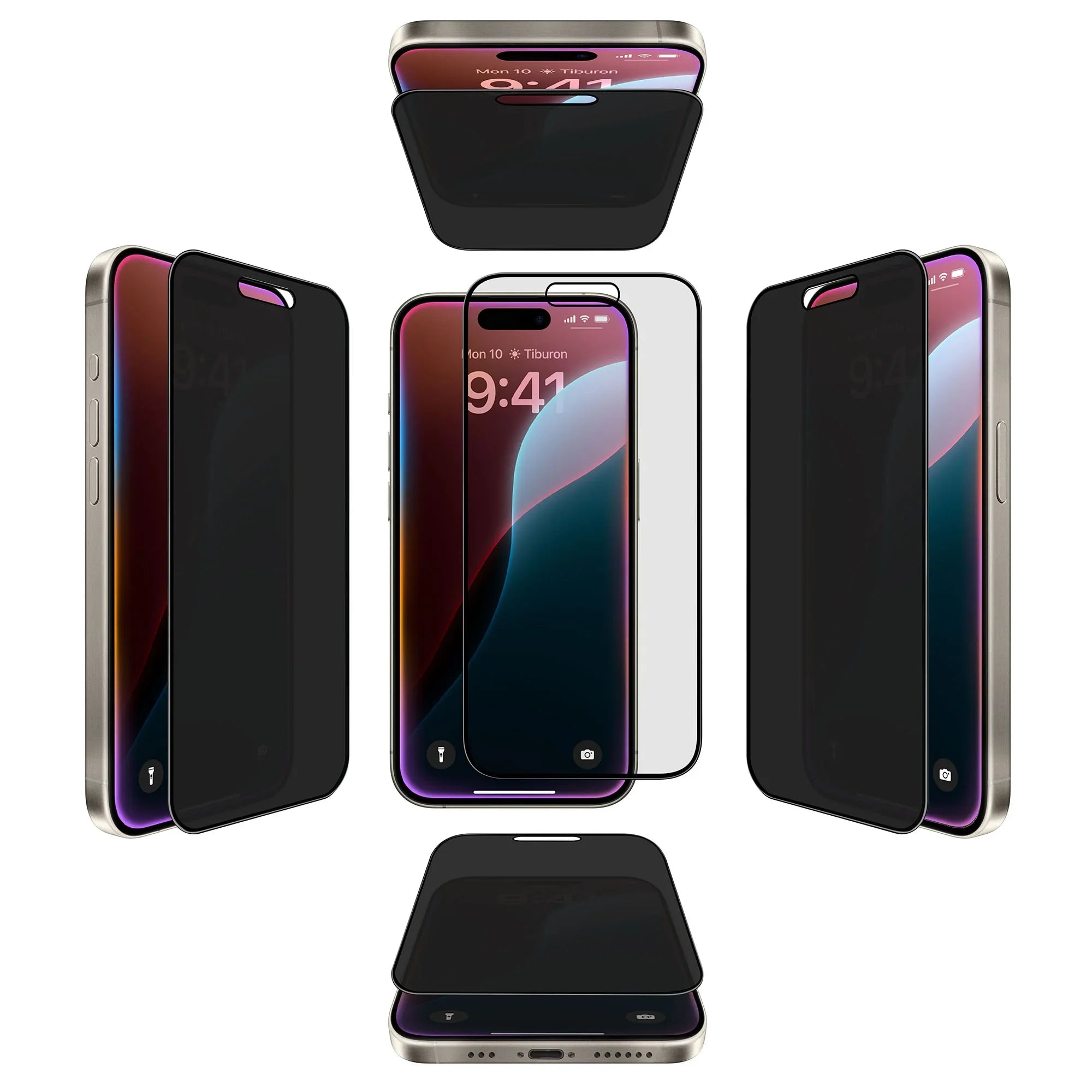 iPhone 16 Pro Max Torrii Bodyglass Screen Protector Glass - 4-Way Privacy - Tashqila