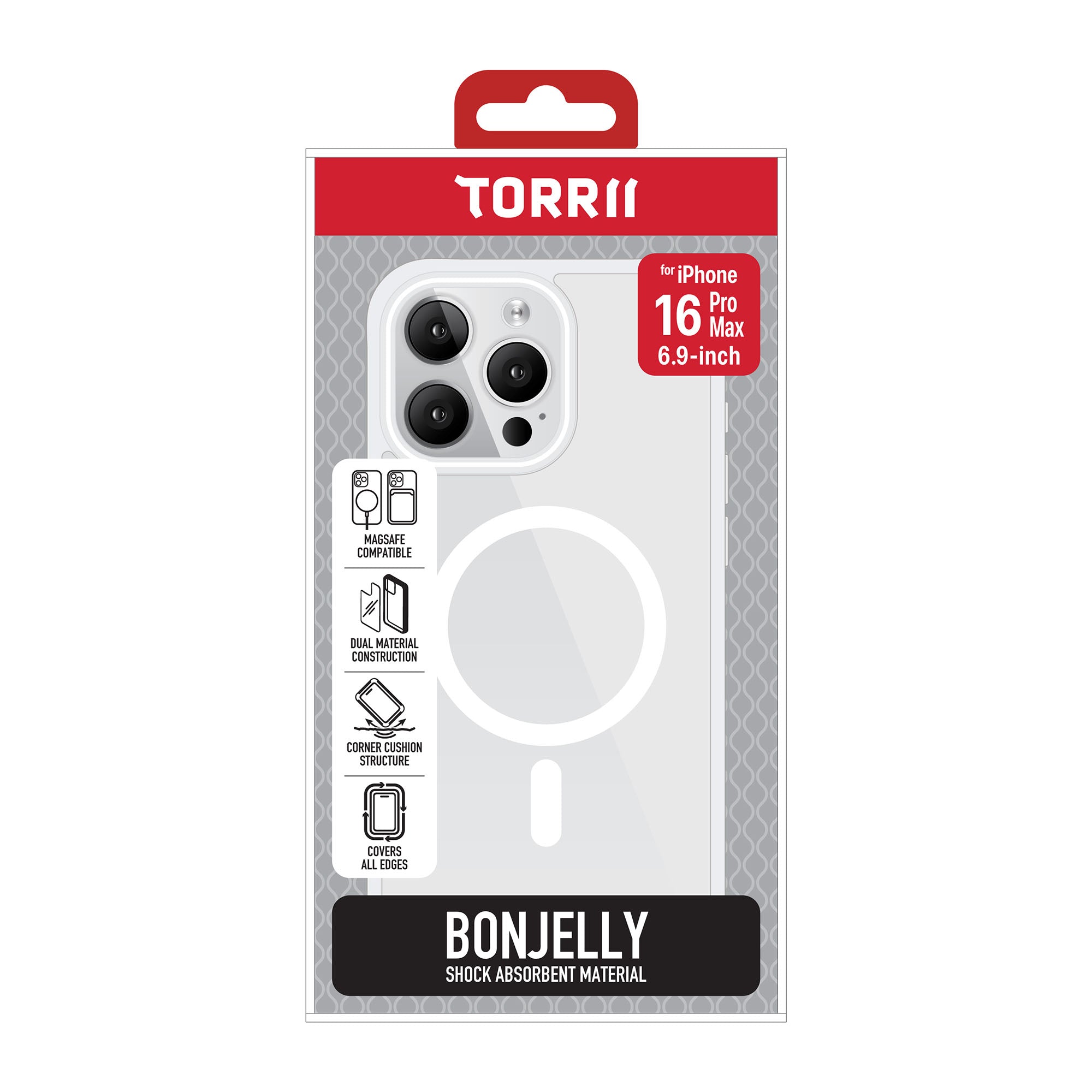 Torrii Bonjelly iPhone 16 Pro Max Magsafe Cover - Clear