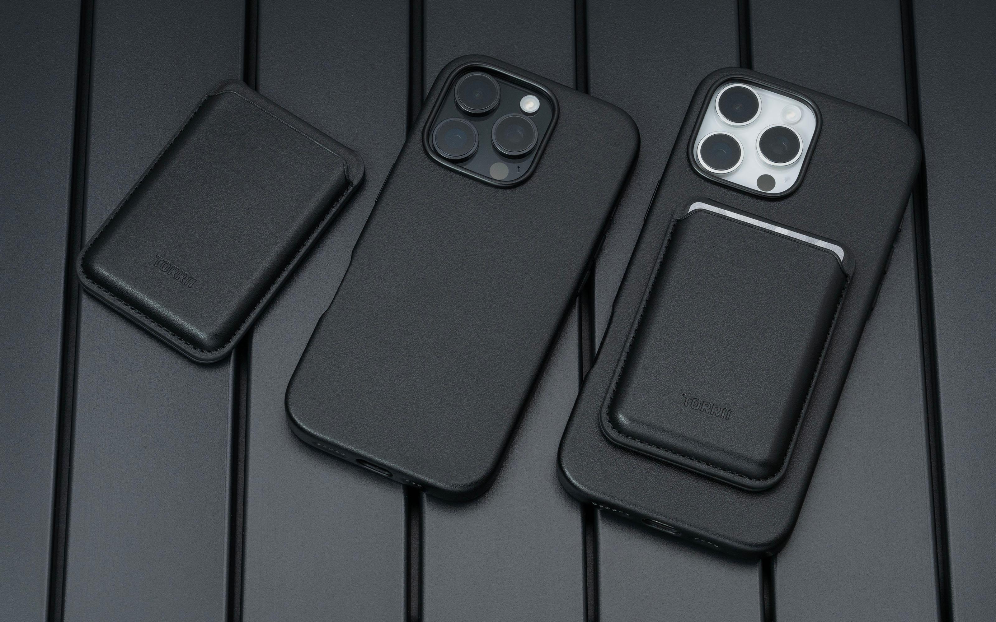 iPhone 16 Pro Max Torrii Koala MagSafe Case + Wallet Stand - Black - Tashqila