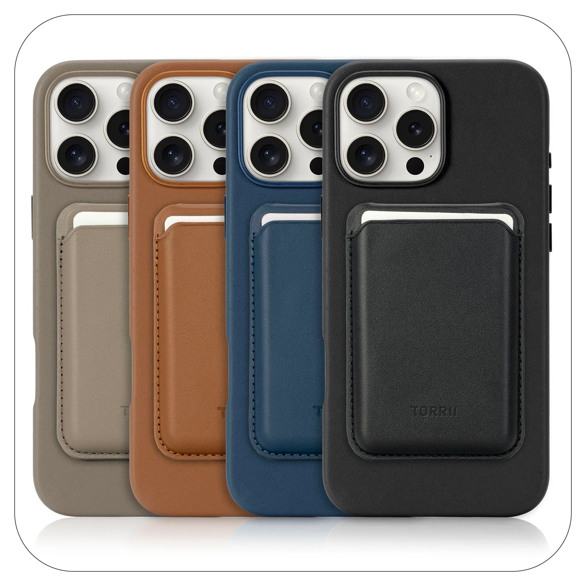 iPhone 16 Pro Max Torrii Koala MagSafe Case + Wallet Stand - Brown - Tashqila