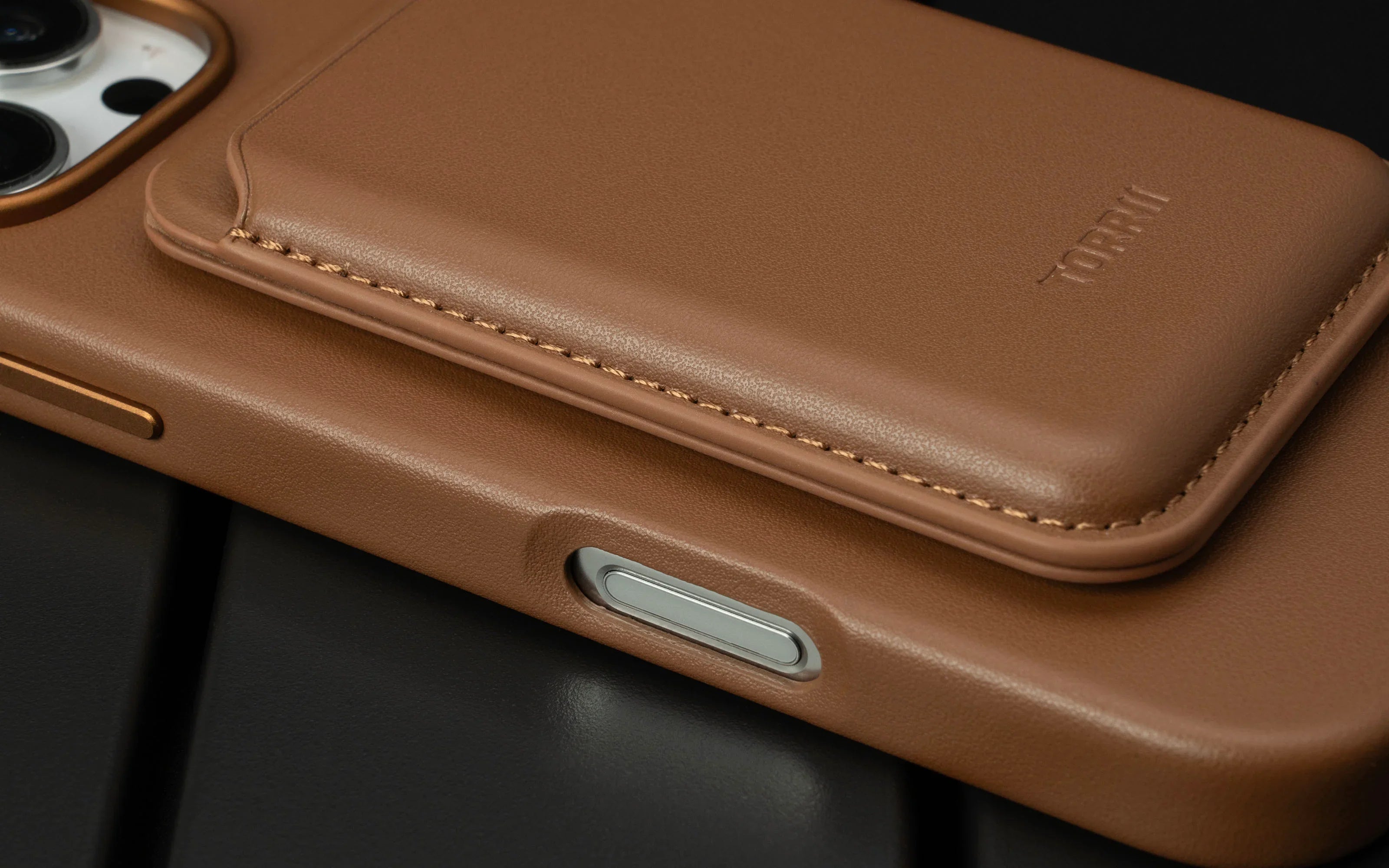 iPhone 16 Pro Max Torrii Koala MagSafe Case + Wallet Stand - Brown - Tashqila