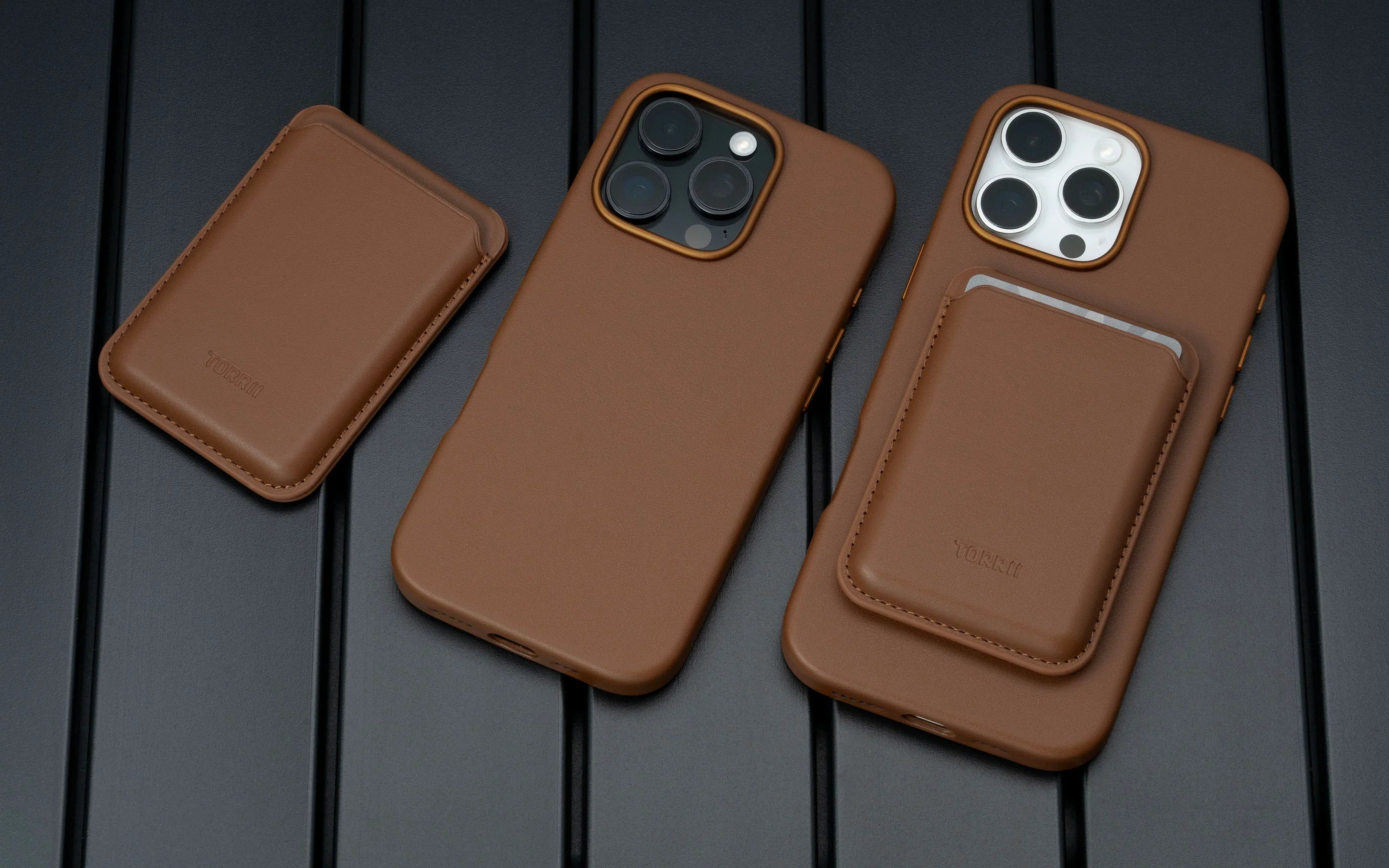 iPhone 16 Pro Max Torrii Koala MagSafe Case + Wallet Stand - Brown - Tashqila