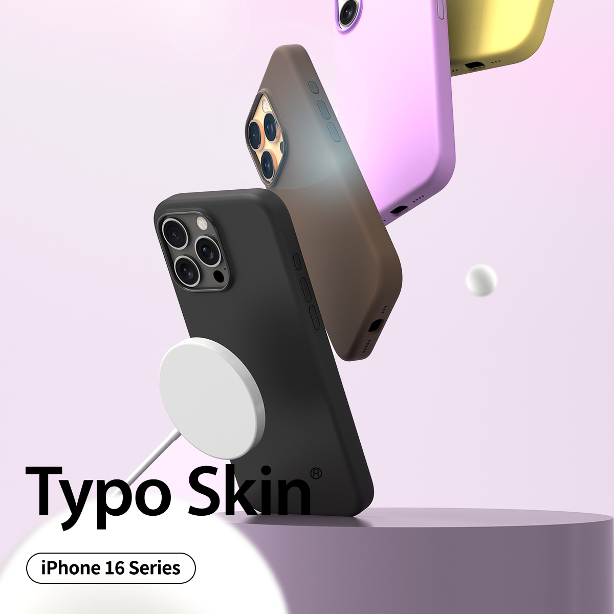 iPhone 16 Pro Araree Typo Skin Cover - Yellow