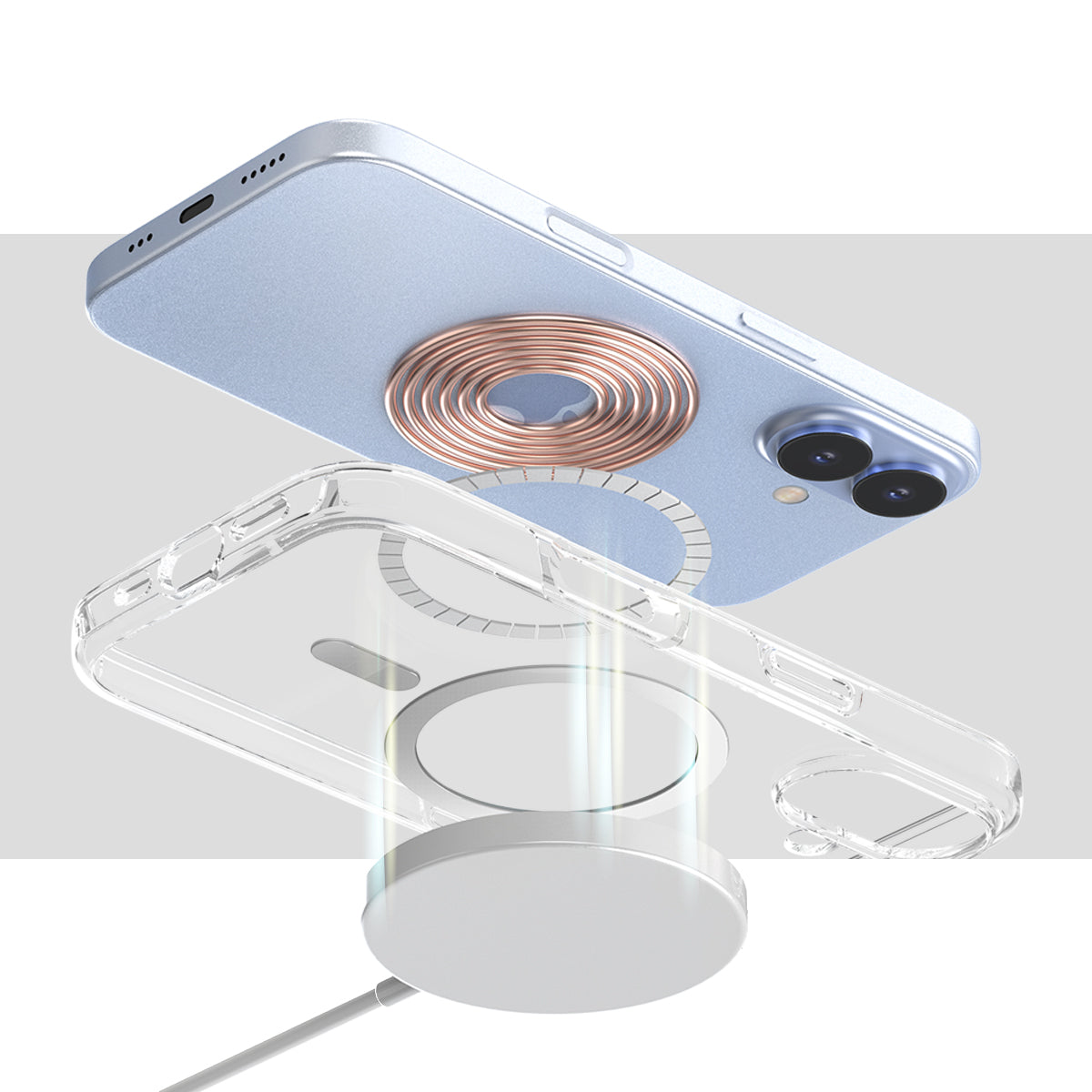 Araree iPhone 17 Air Duple Magsafe Case - Clear