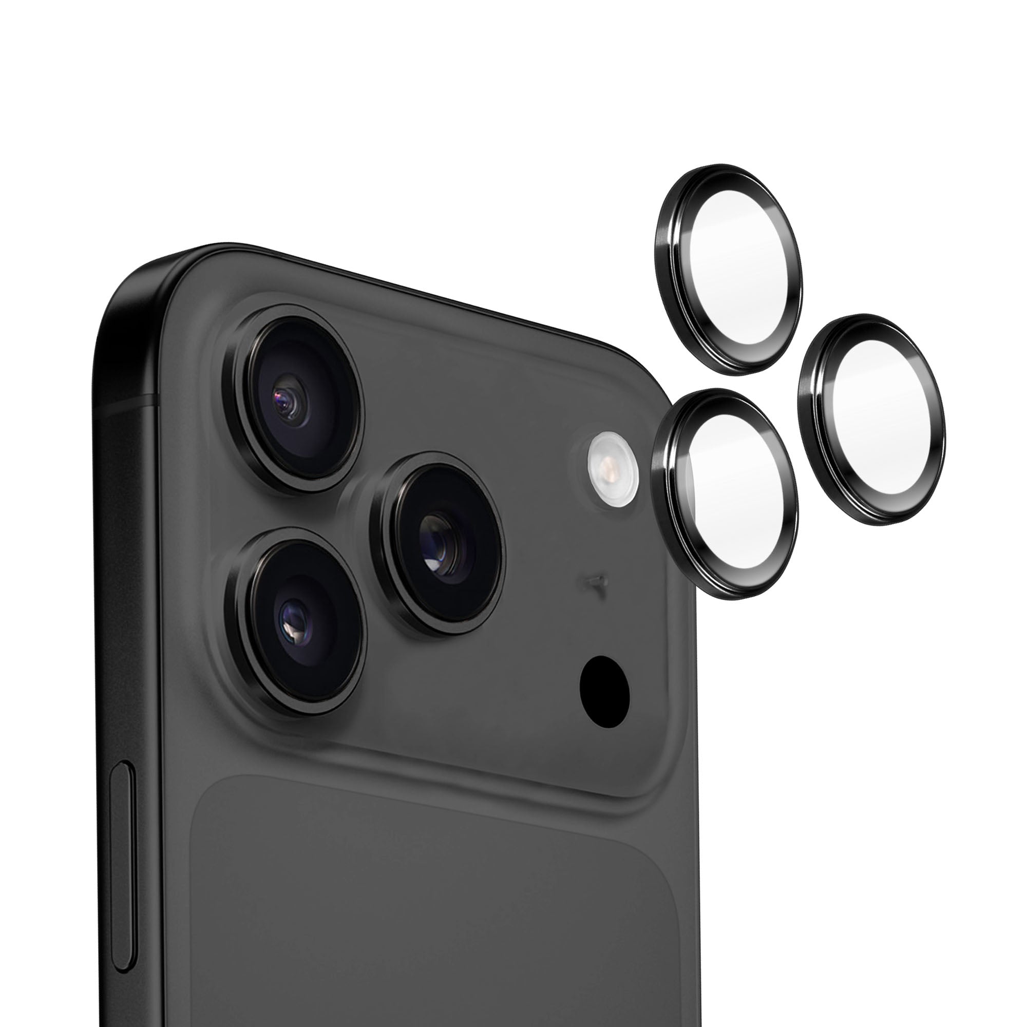 Torrii iPhone 17 Pro / iPhone 17 Pro Max Bodyglass Aluminium Camera Ring - Black