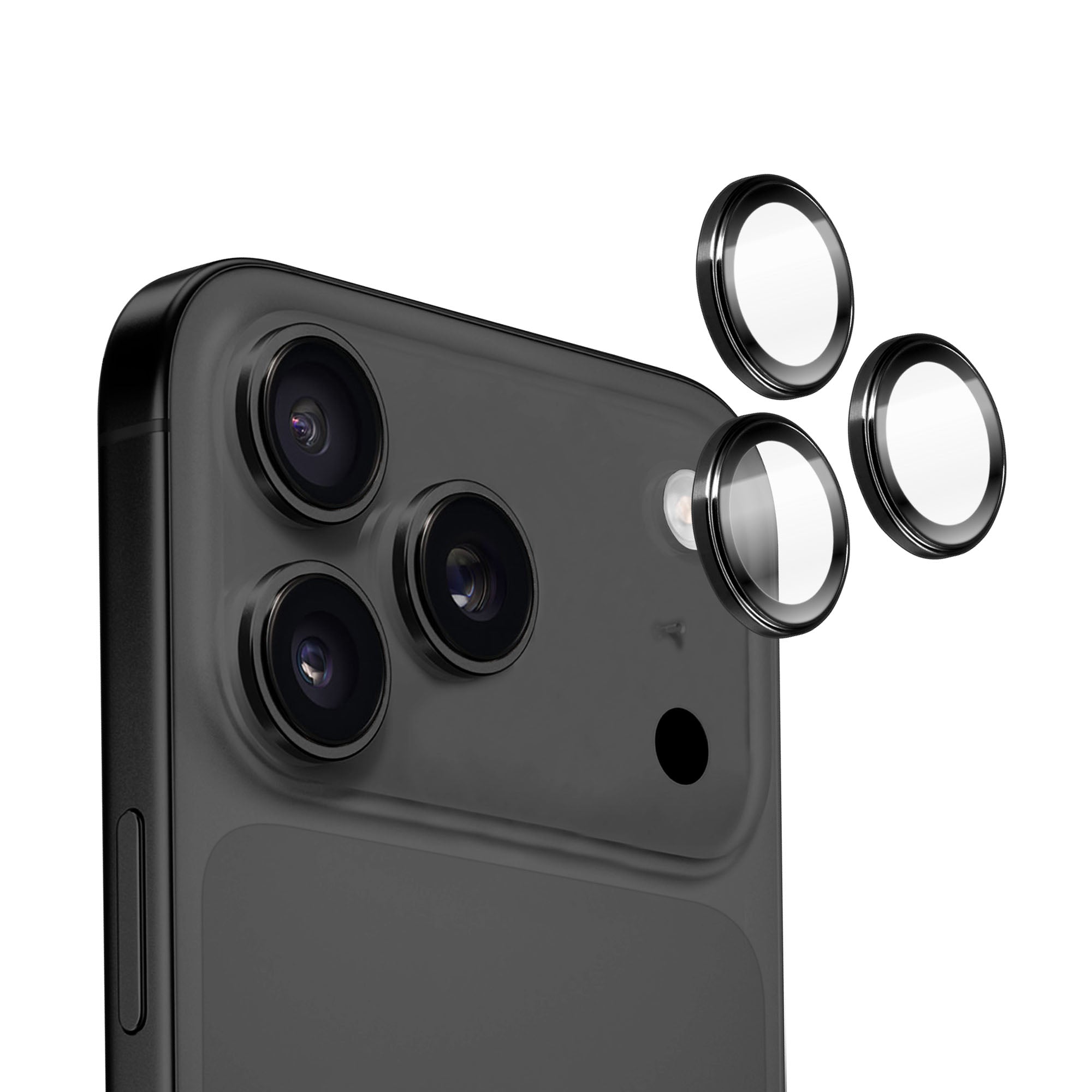 Torrii iPhone 17 Pro / iPhone 17 Pro Max Bodyglass Aluminium Camera Ring - Black