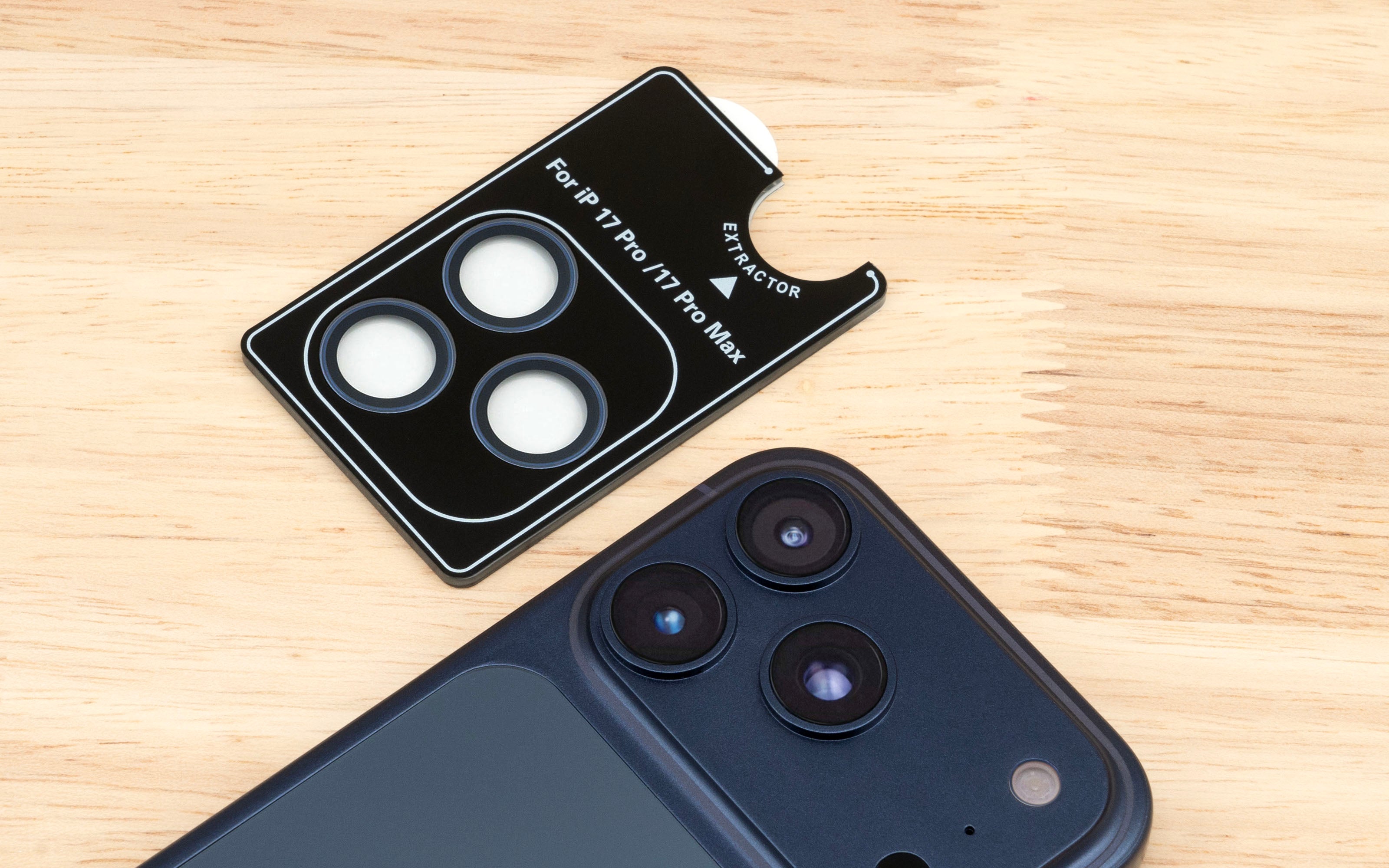 Torrii iPhone 17 Pro / iPhone 17 Pro Max Bodyglass Aluminium Camera Ring - Deep Blue