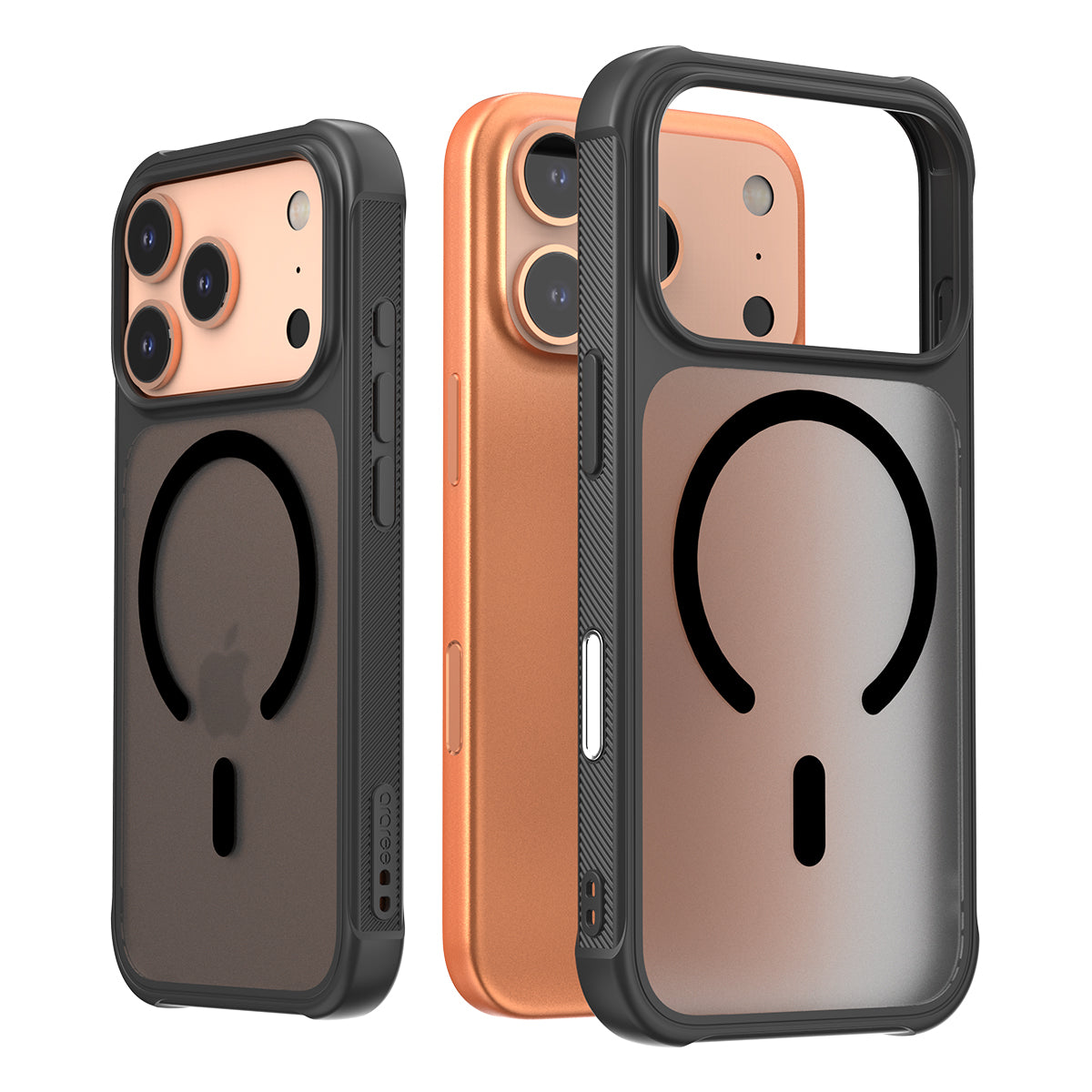 Araree iPhone 17 Pro Duple Armor Magsafe Case - Black