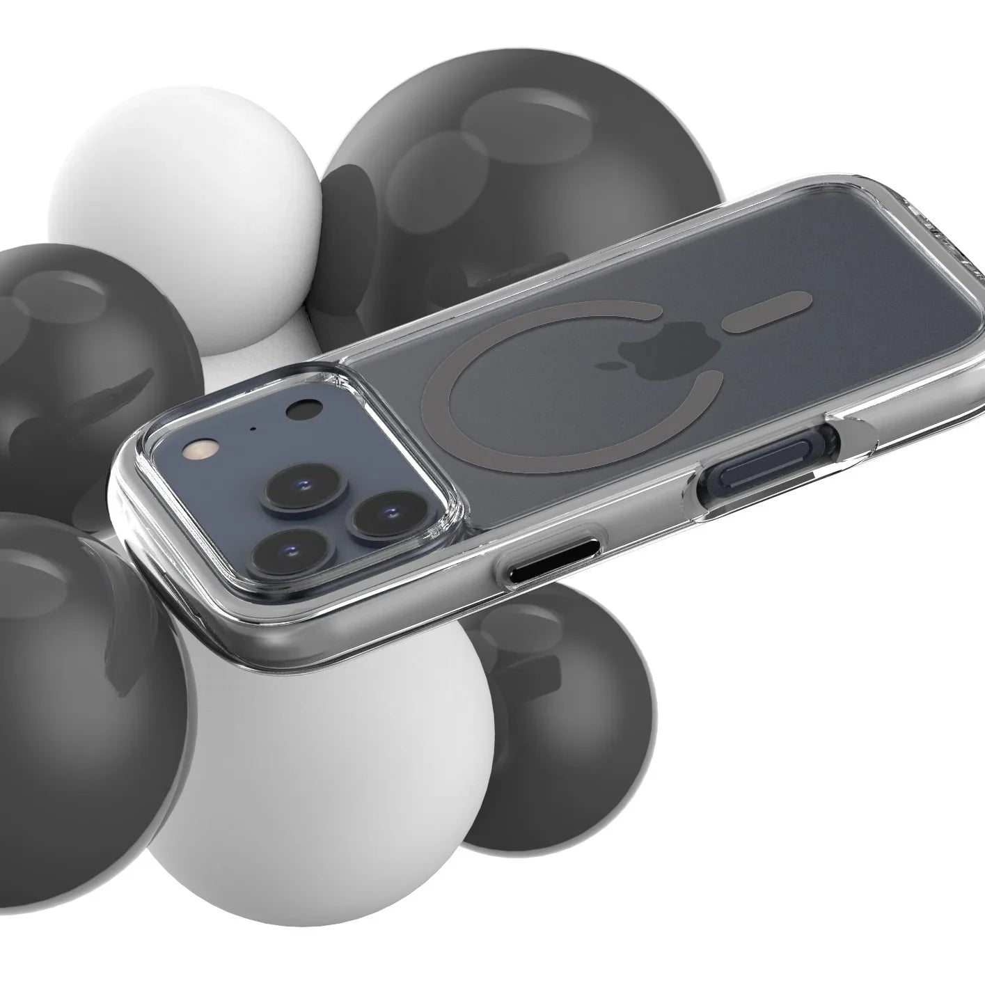 جراب أراري دوبل إير ماج سيف لجهاز آيفون ١٧ برو ماكس - رمادي