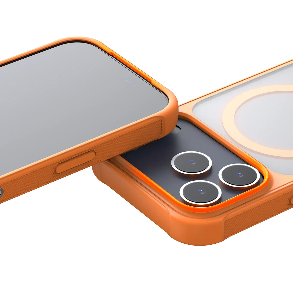 جراب أراري ماج سيف ثنائي الدرع لهاتف آيفون ١٧ برو ماكس - برتفالى