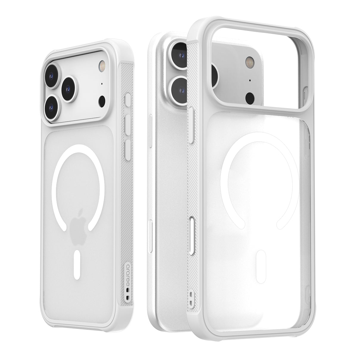 Araree iPhone 17 Pro Max Duple Armor Magsafe Case - White