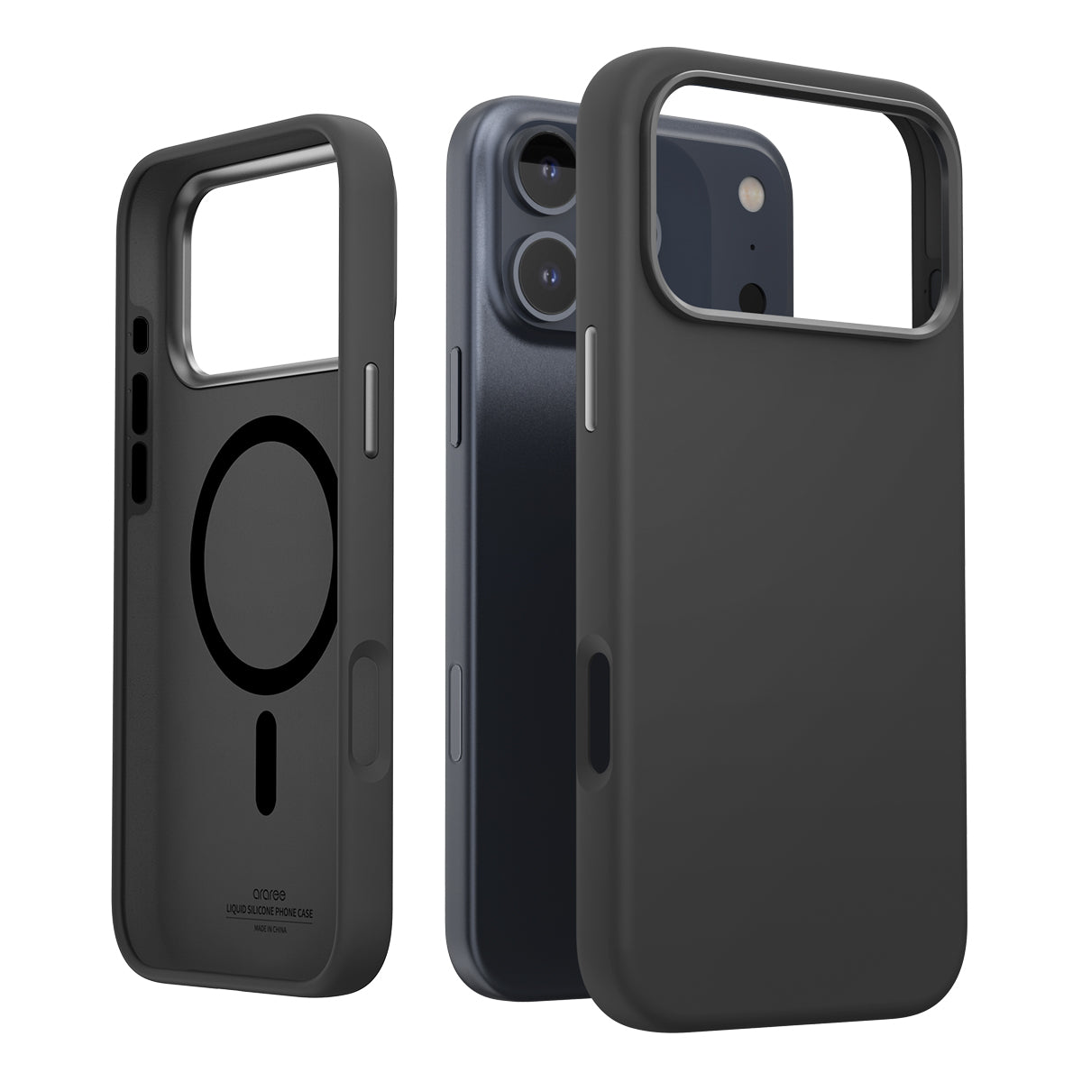 Araree iPhone 17 Pro Max Typo Skin Magsafe Case - Black