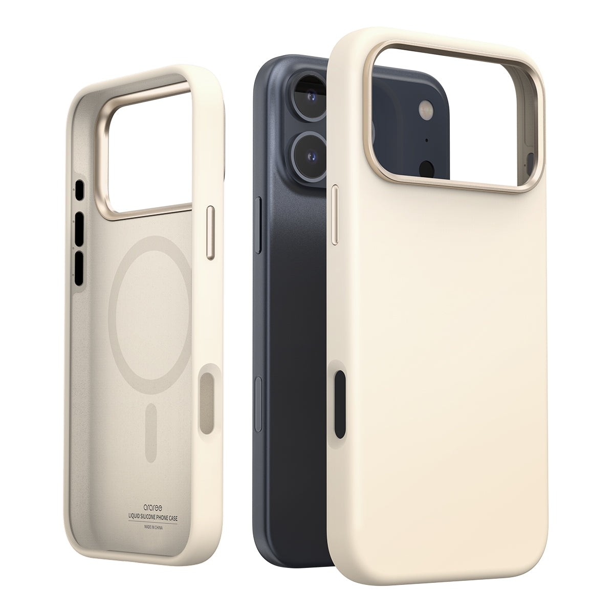 Araree iPhone 17 Pro Max Typo Skin Magsafe Case - Stone