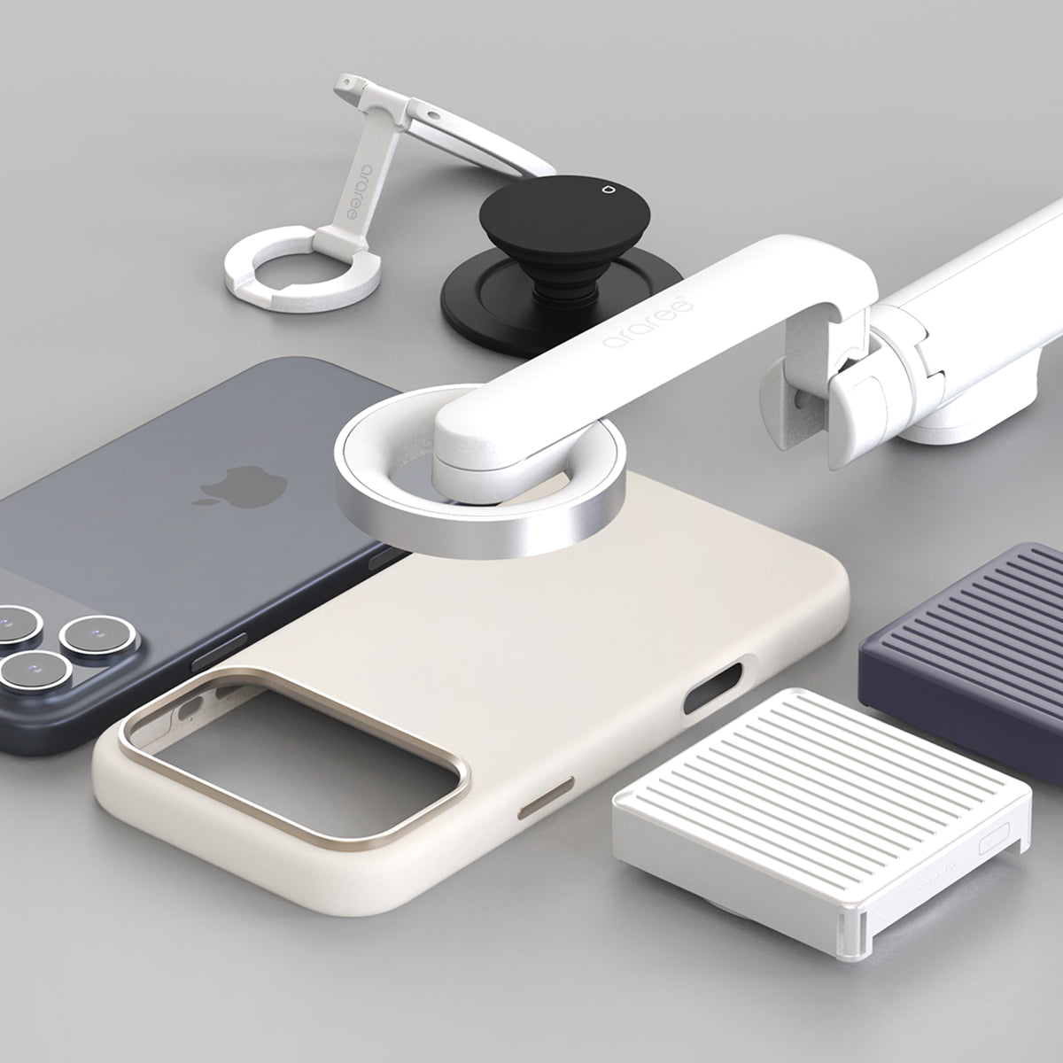 Araree iPhone 17 Pro Max Typo Skin Magsafe Case - Stone