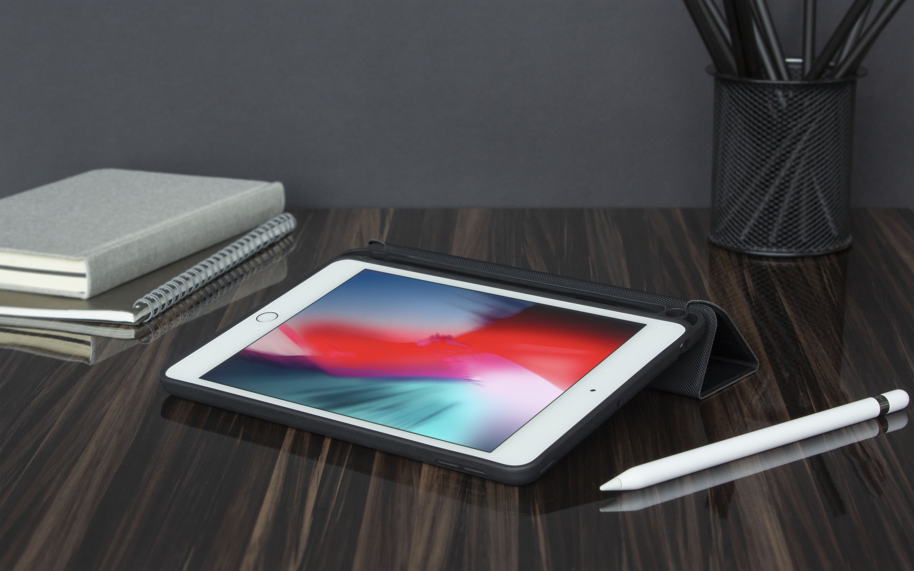 Torrii Torrio Plus Wallet For iPad Mini 5 2019 With Apple Pencil Slot - Black