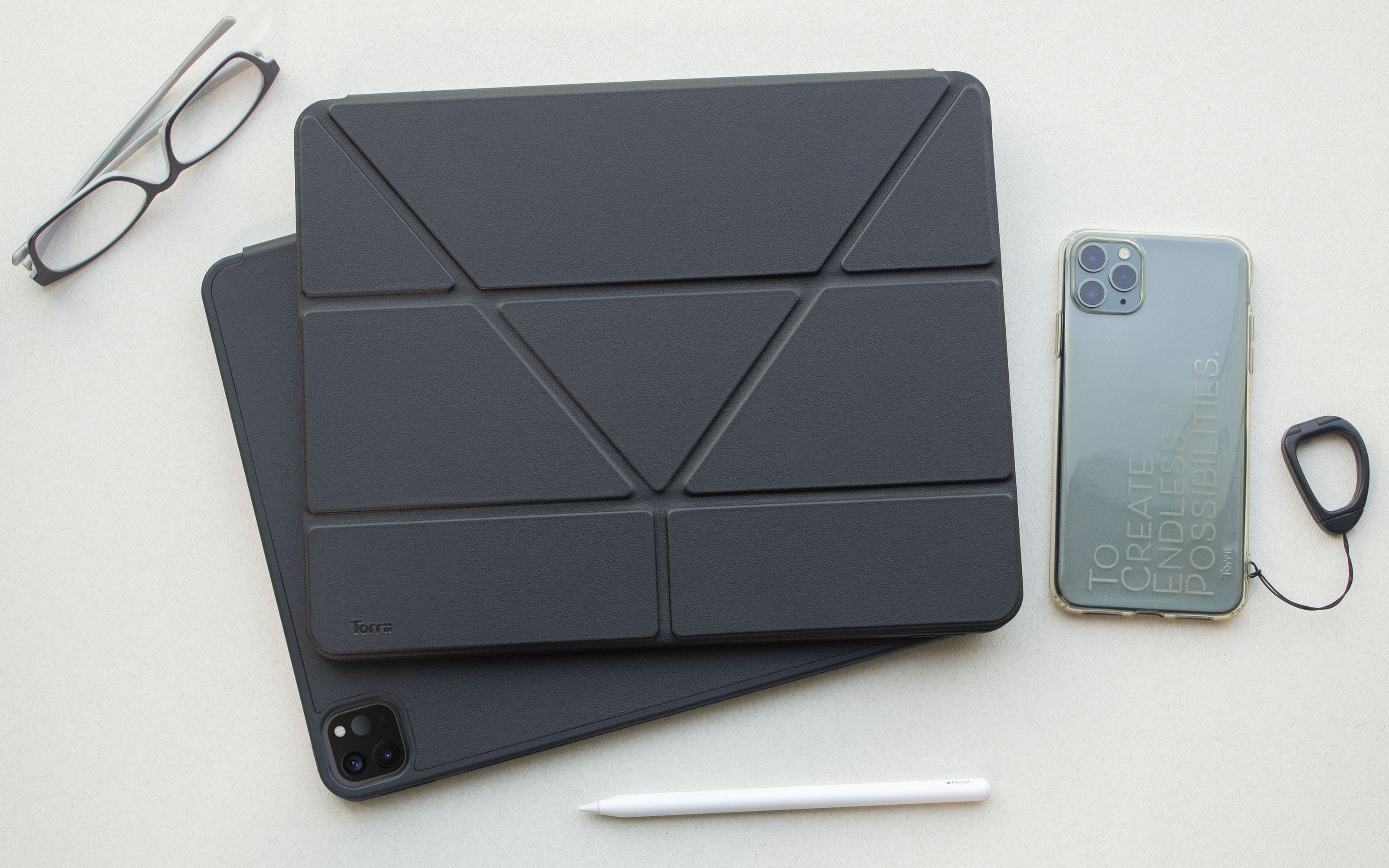 Torrii Torrio Plus Case For iPad Pro 12.9 (2020) - Black